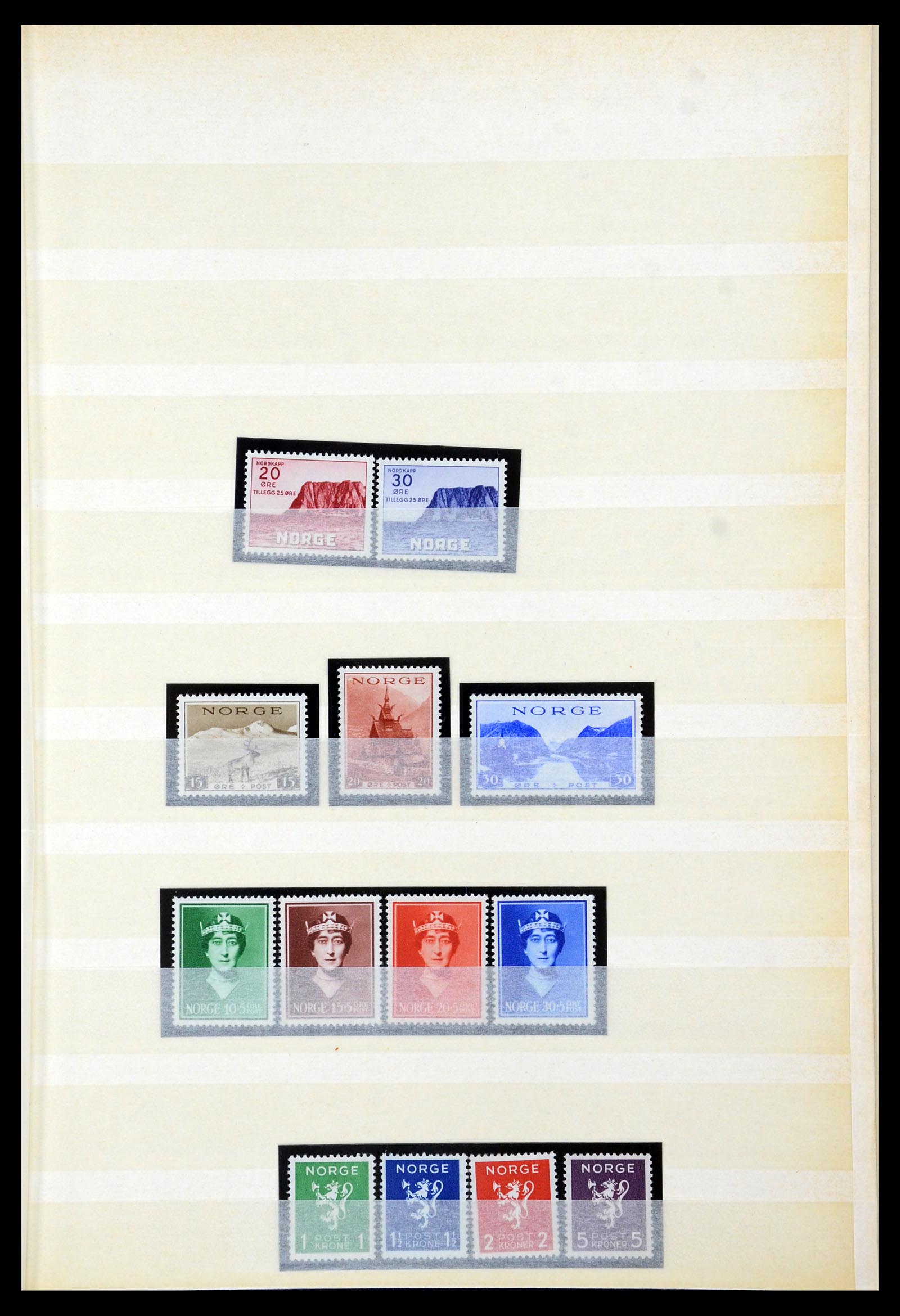 35453 004 - Postzegelverzameling 35453 Noorwegen 1910-1982.