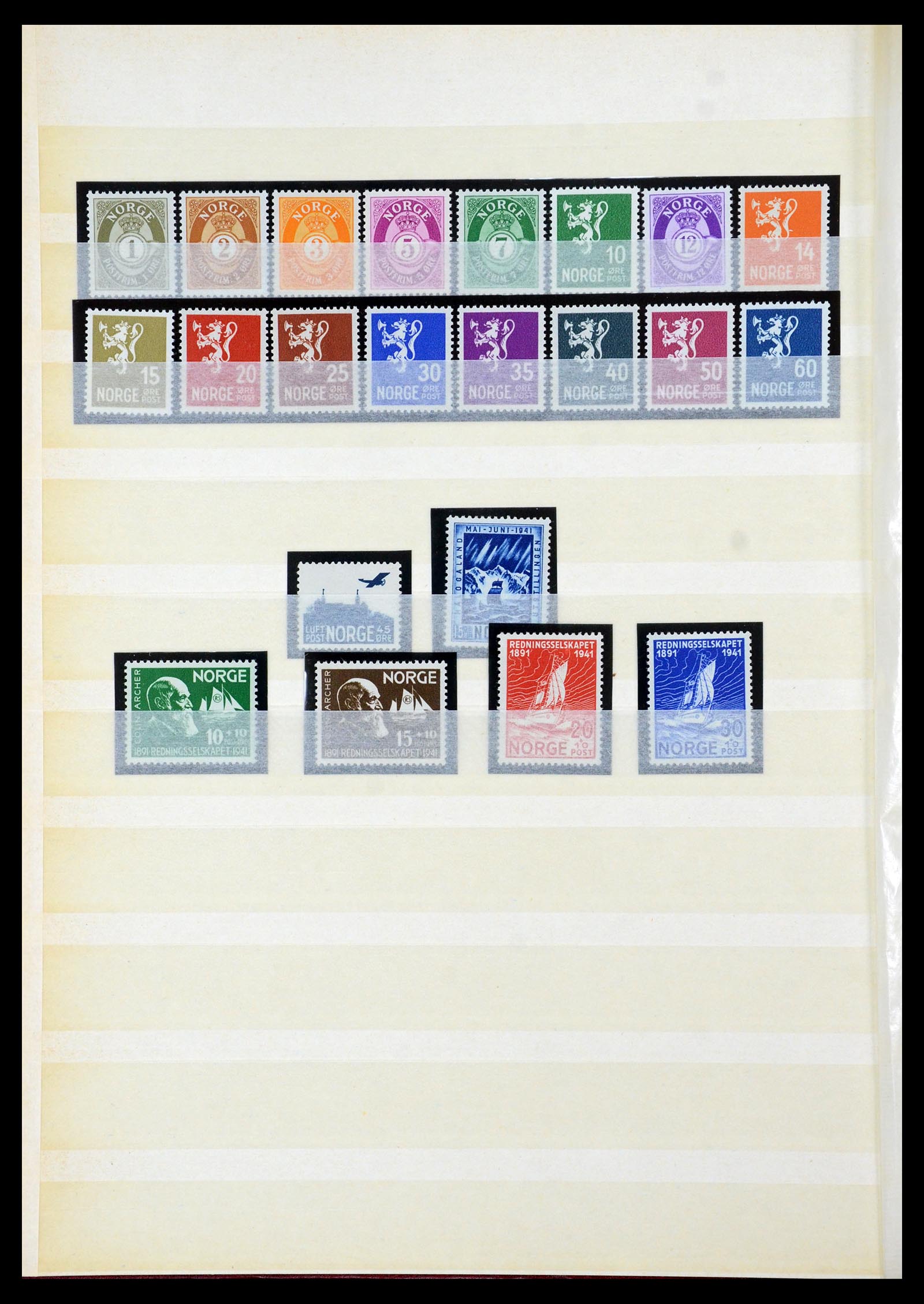 35453 005 - Postzegelverzameling 35453 Noorwegen 1910-1982.