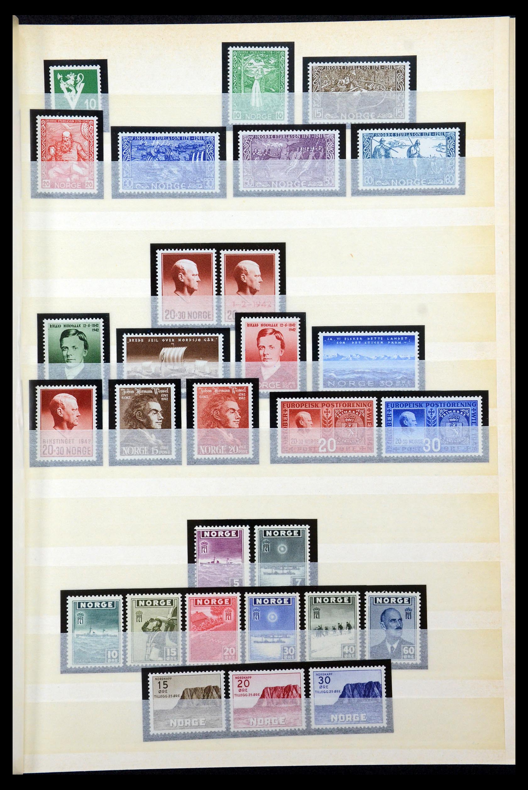 35453 006 - Postzegelverzameling 35453 Noorwegen 1910-1982.