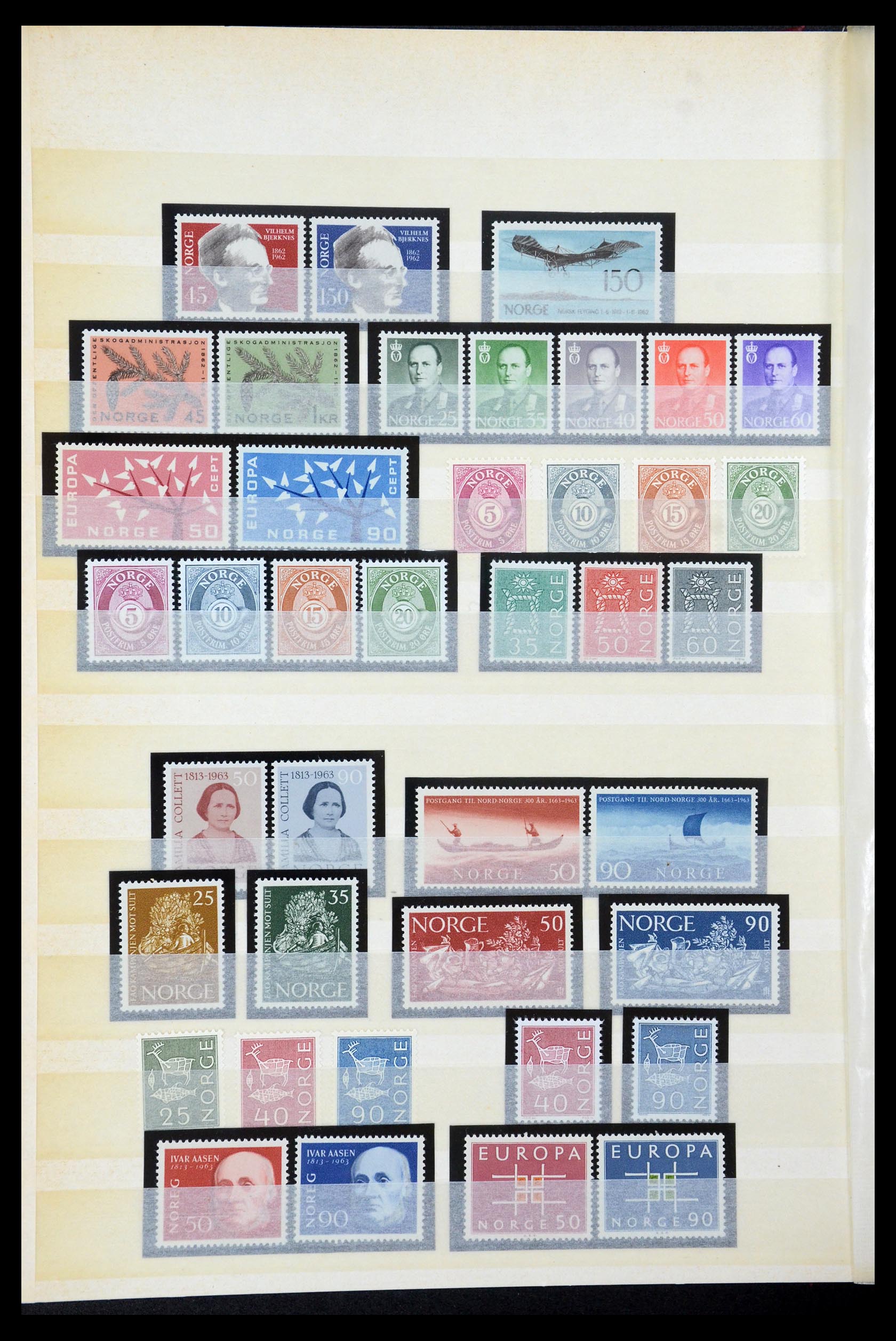 35453 013 - Postzegelverzameling 35453 Noorwegen 1910-1982.