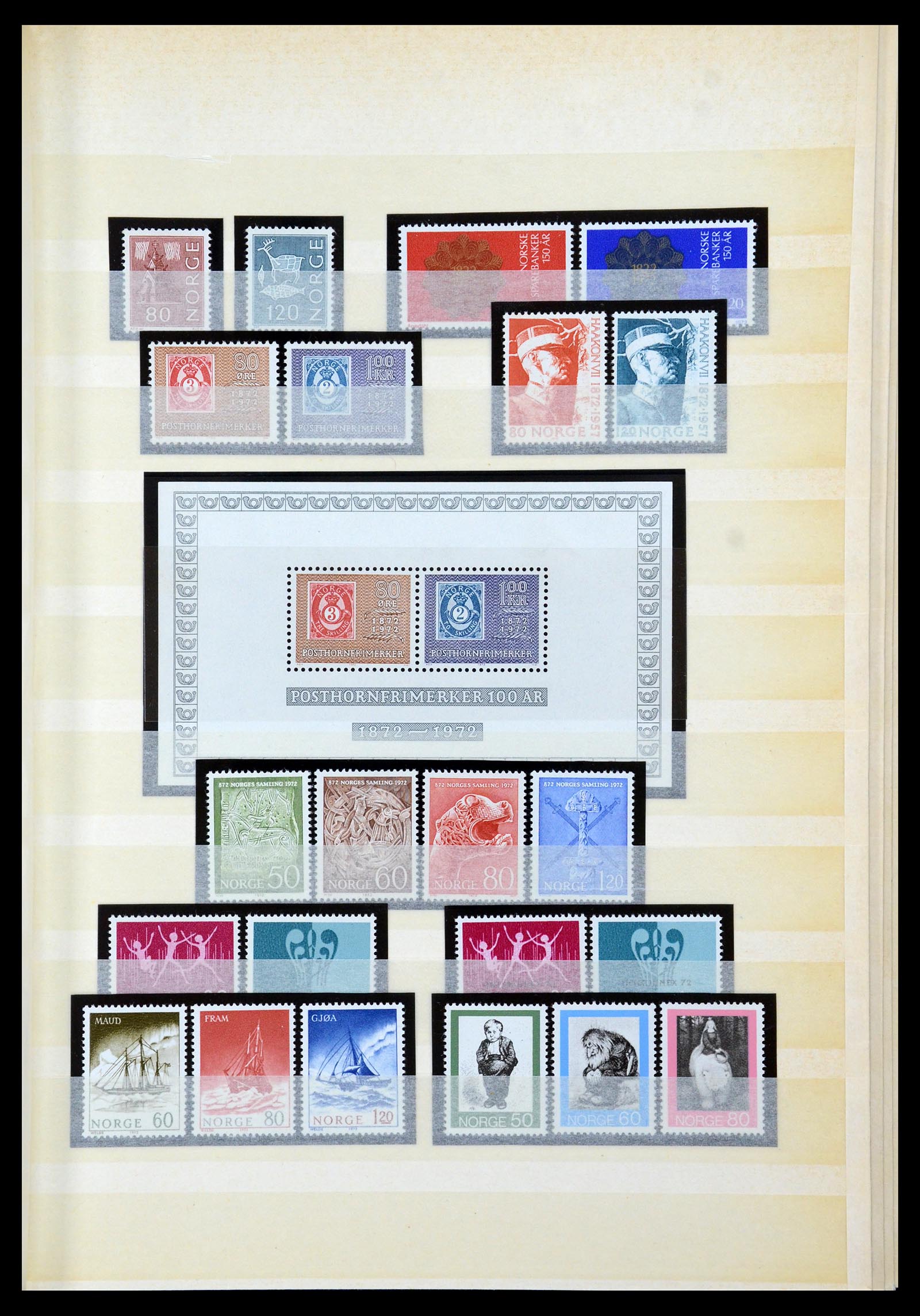 35453 018 - Postzegelverzameling 35453 Noorwegen 1910-1982.