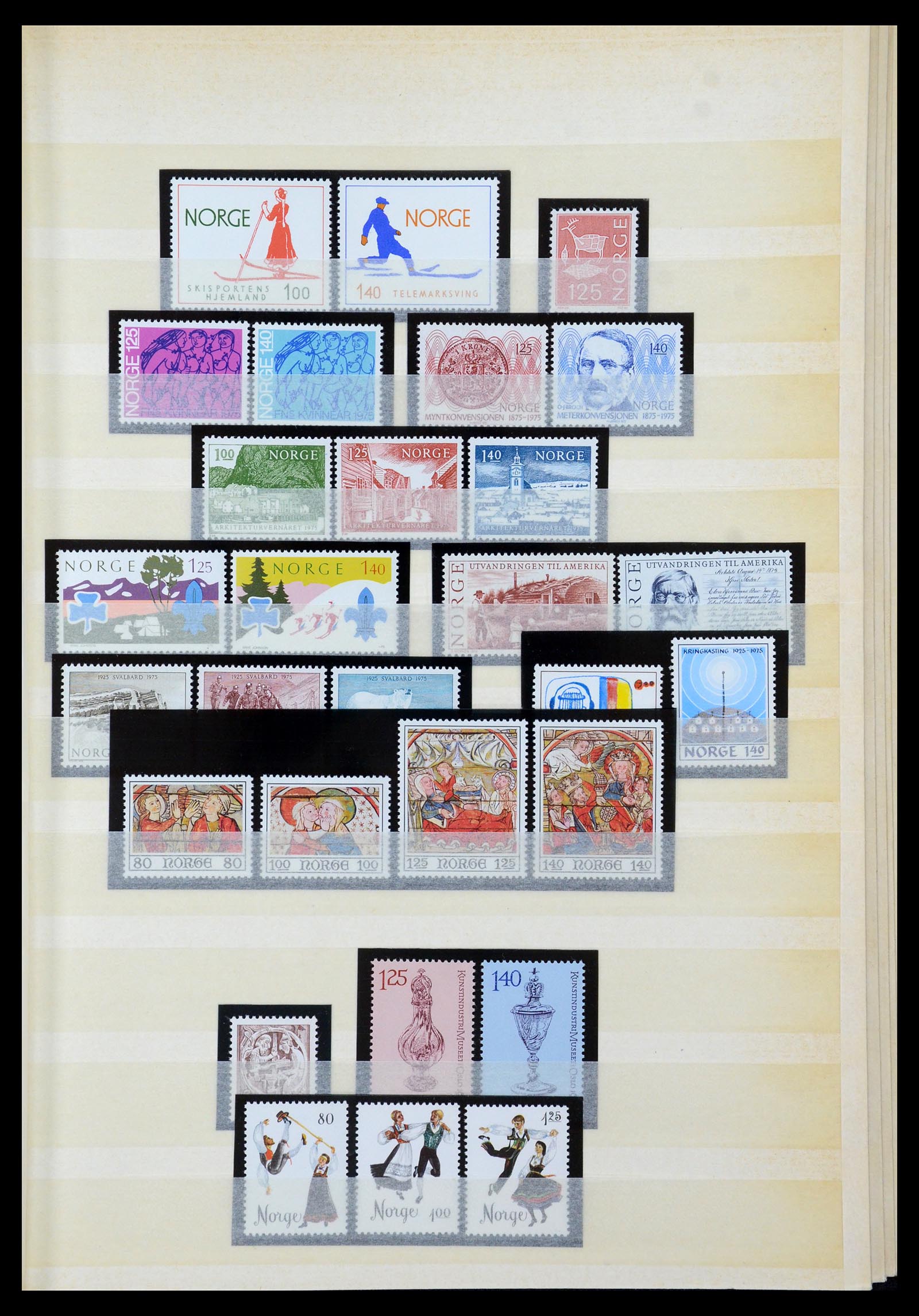 35453 020 - Postzegelverzameling 35453 Noorwegen 1910-1982.