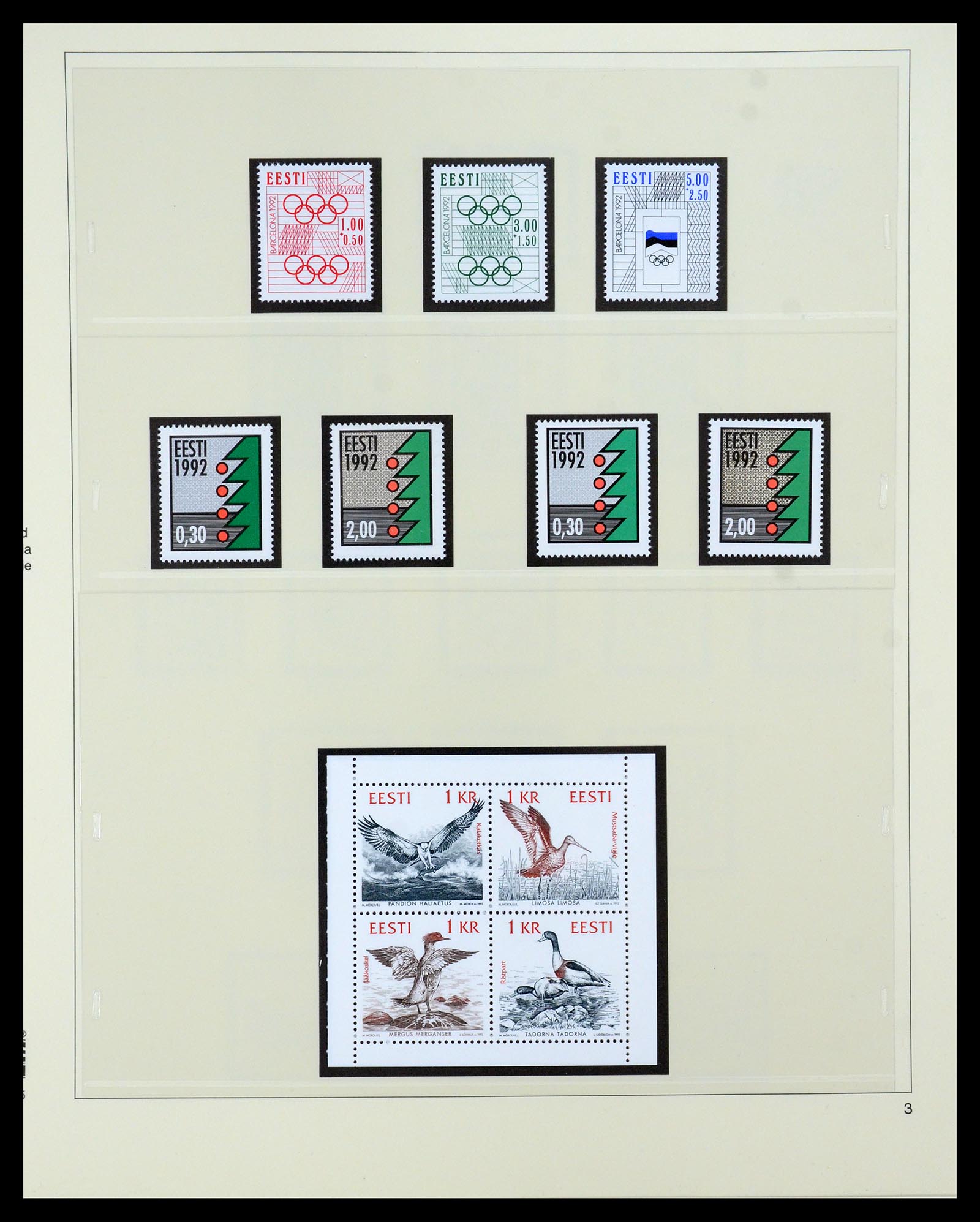 35454 003 - Postzegelverzameling 35454 Estland 1991-2012.