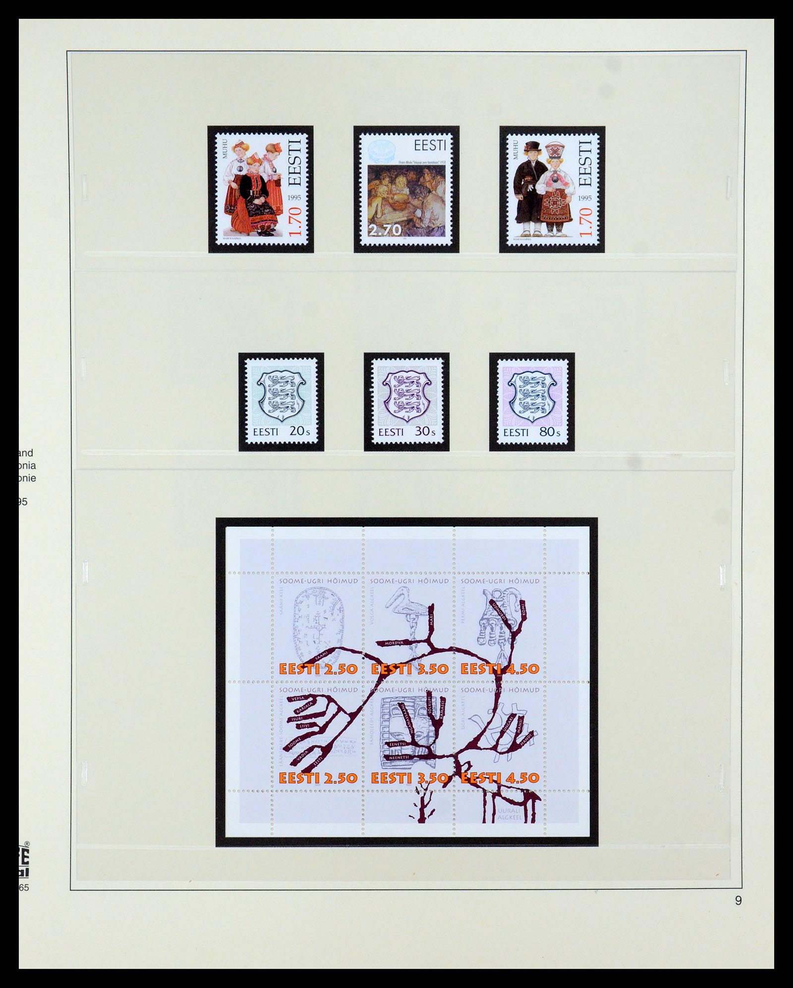 35454 009 - Postzegelverzameling 35454 Estland 1991-2012.