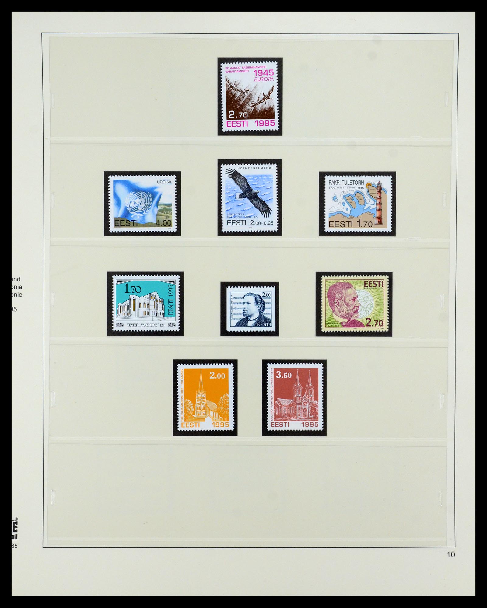 35454 010 - Postzegelverzameling 35454 Estland 1991-2012.
