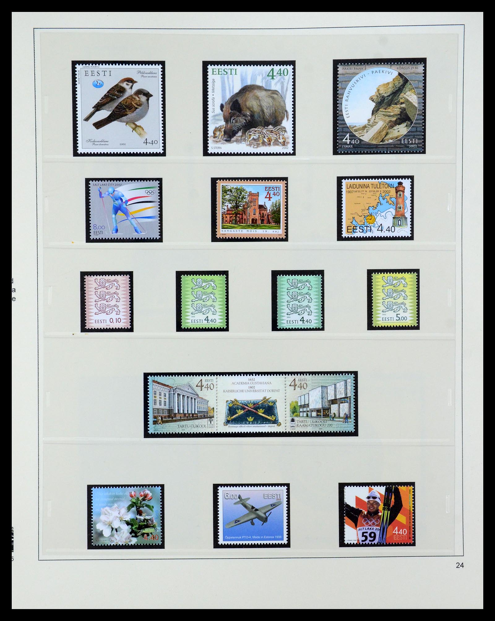 35454 024 - Postzegelverzameling 35454 Estland 1991-2012.