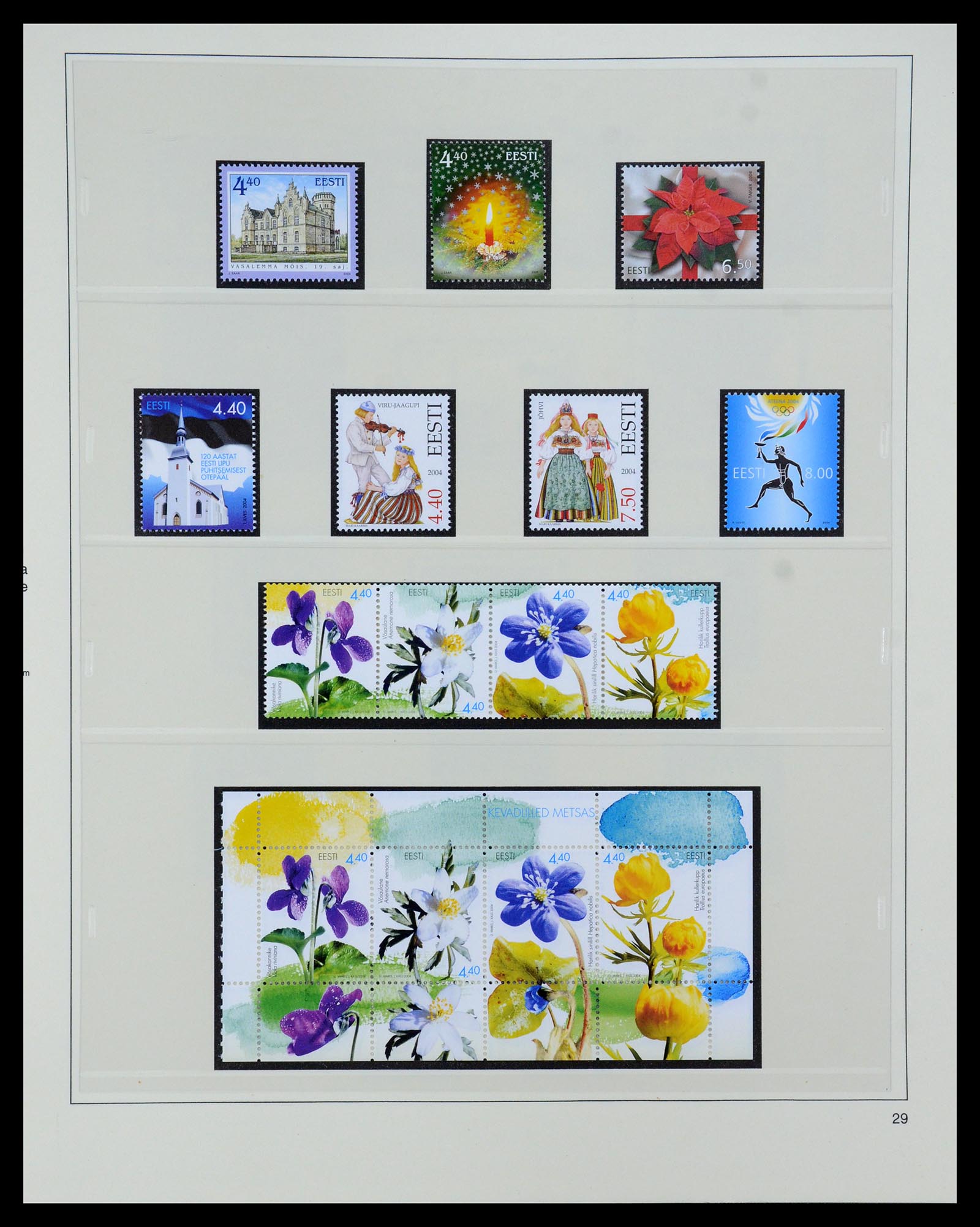 35454 029 - Postzegelverzameling 35454 Estland 1991-2012.