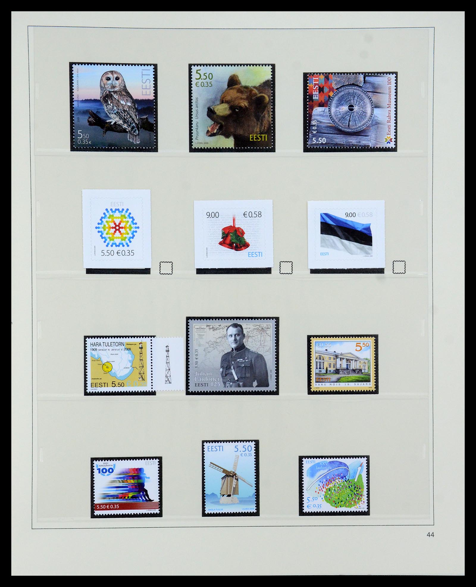 35454 044 - Postzegelverzameling 35454 Estland 1991-2012.