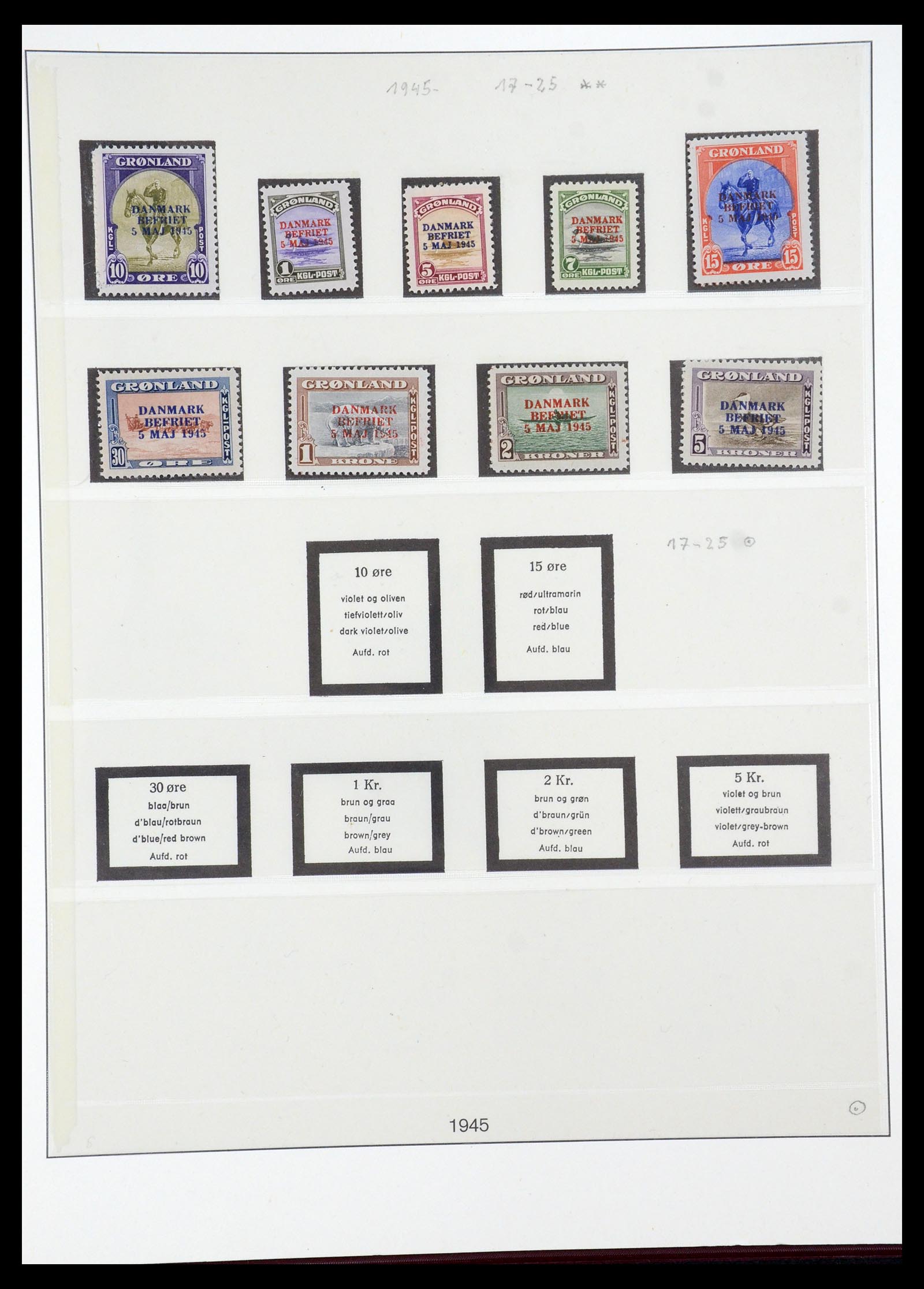 35456 002 - Postzegelverzameling 35456 Groenland 1938-2005.