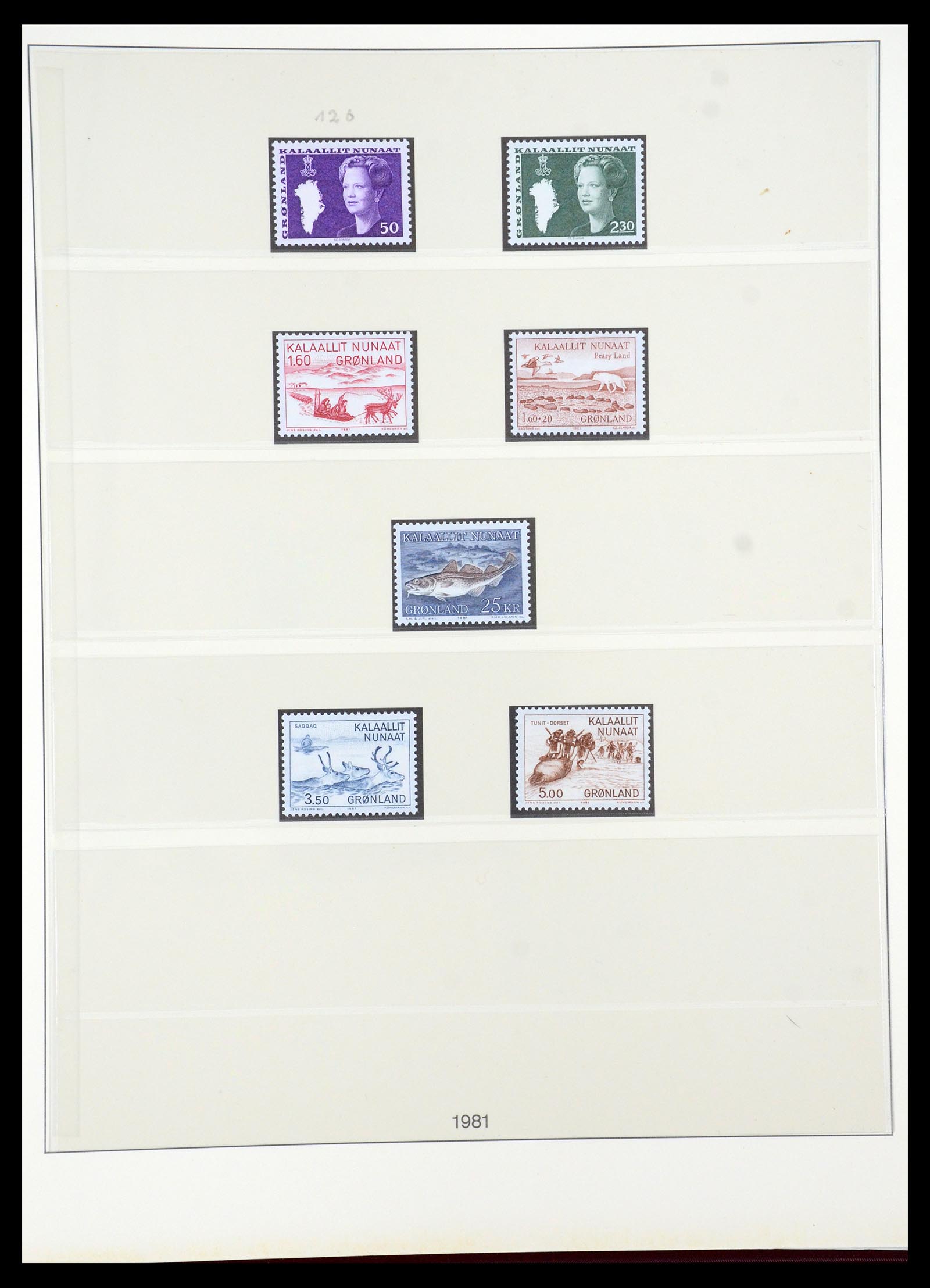 35456 010 - Postzegelverzameling 35456 Groenland 1938-2005.