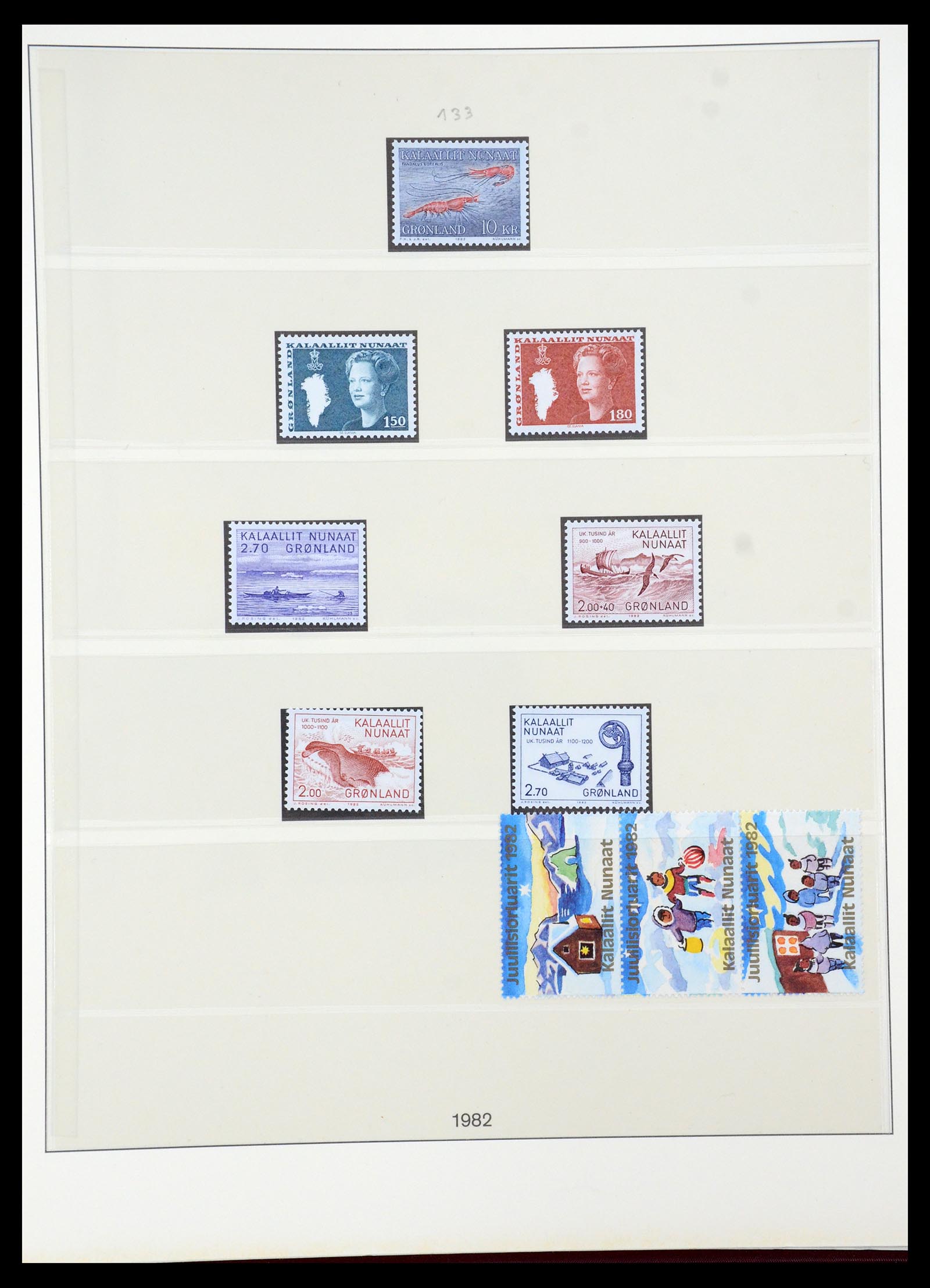 35456 011 - Postzegelverzameling 35456 Groenland 1938-2005.
