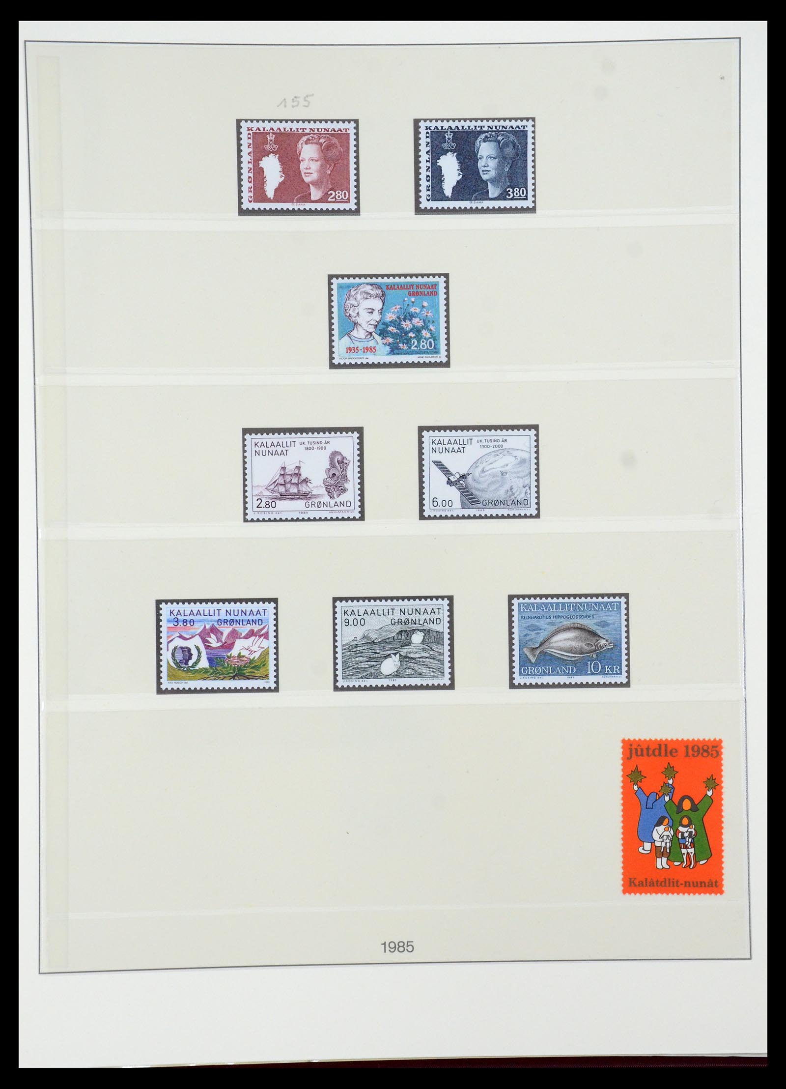 35456 014 - Postzegelverzameling 35456 Groenland 1938-2005.