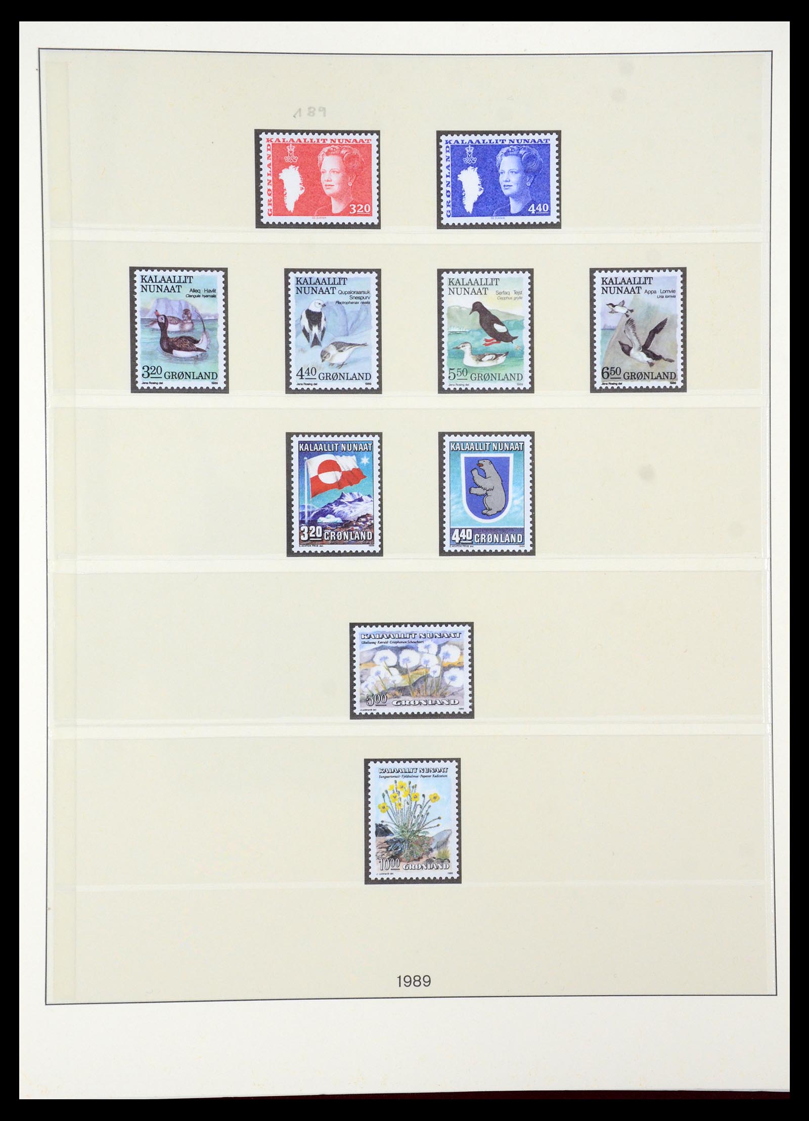 35456 020 - Postzegelverzameling 35456 Groenland 1938-2005.