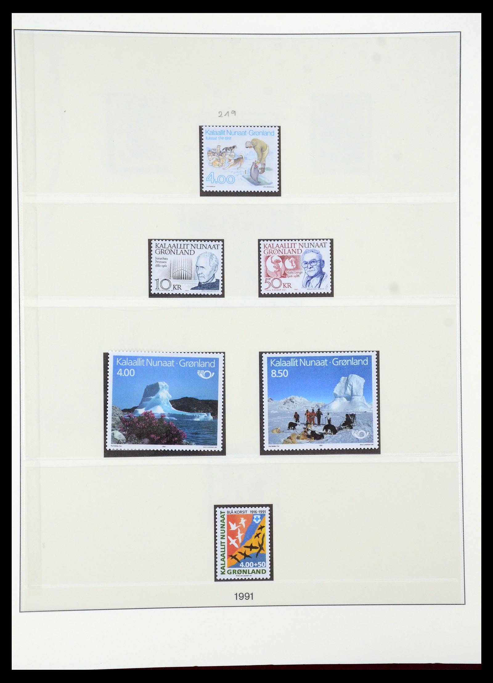 35456 023 - Postzegelverzameling 35456 Groenland 1938-2005.
