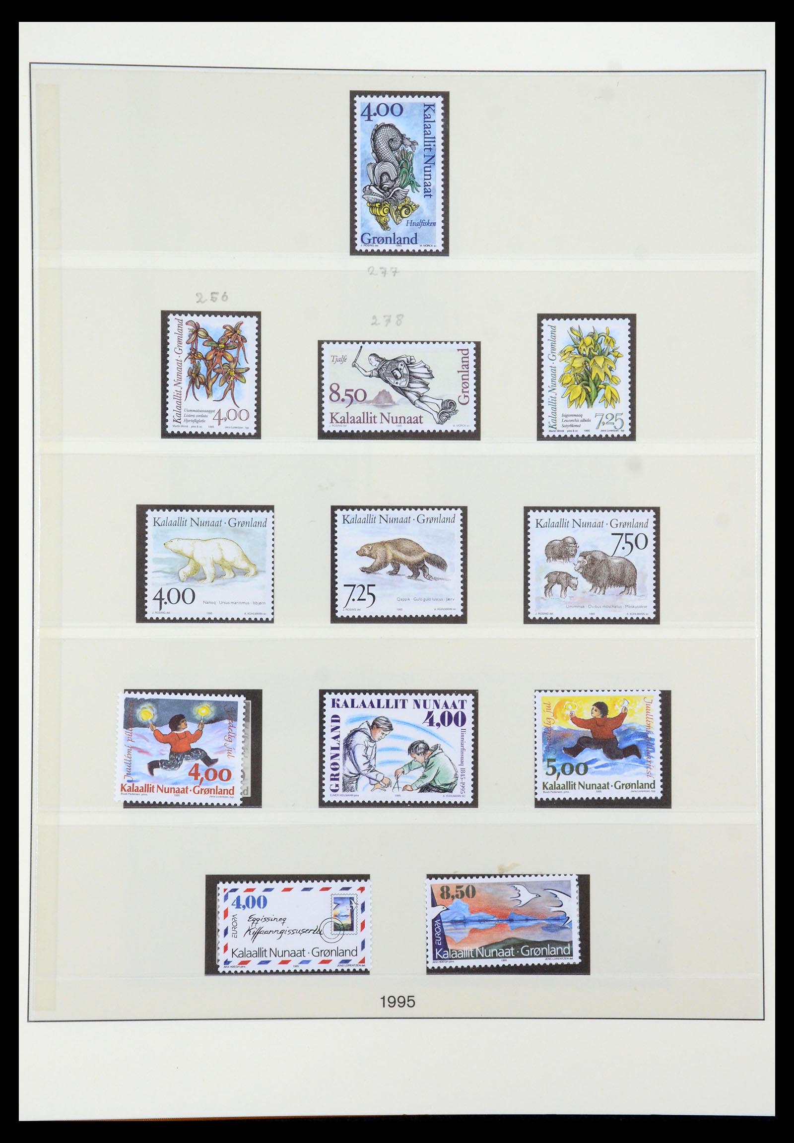 35456 029 - Postzegelverzameling 35456 Groenland 1938-2005.