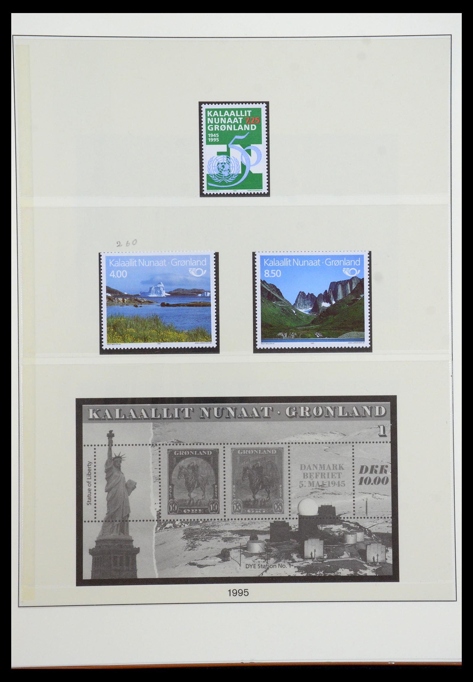 35456 030 - Postzegelverzameling 35456 Groenland 1938-2005.