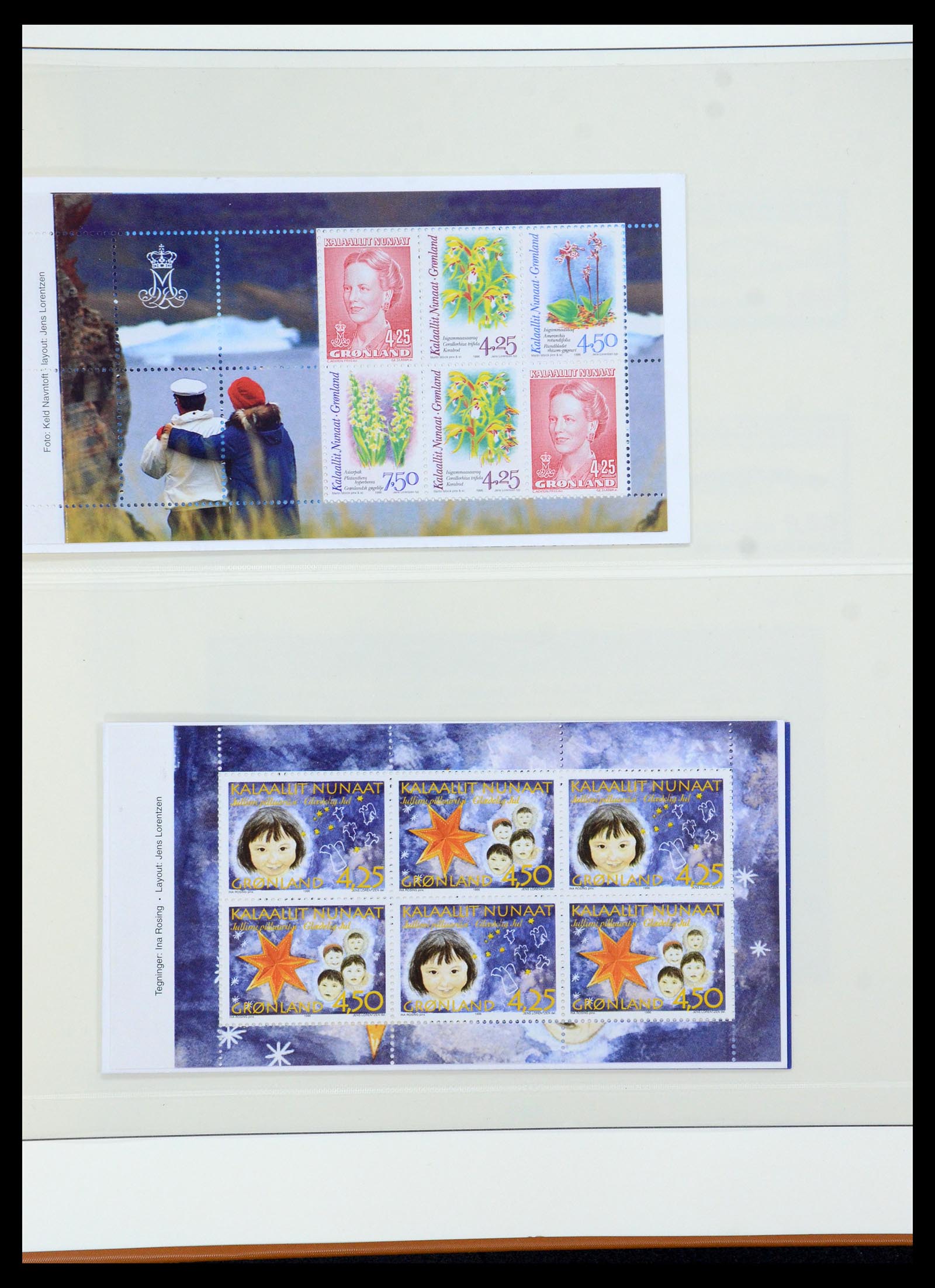 35456 034 - Postzegelverzameling 35456 Groenland 1938-2005.