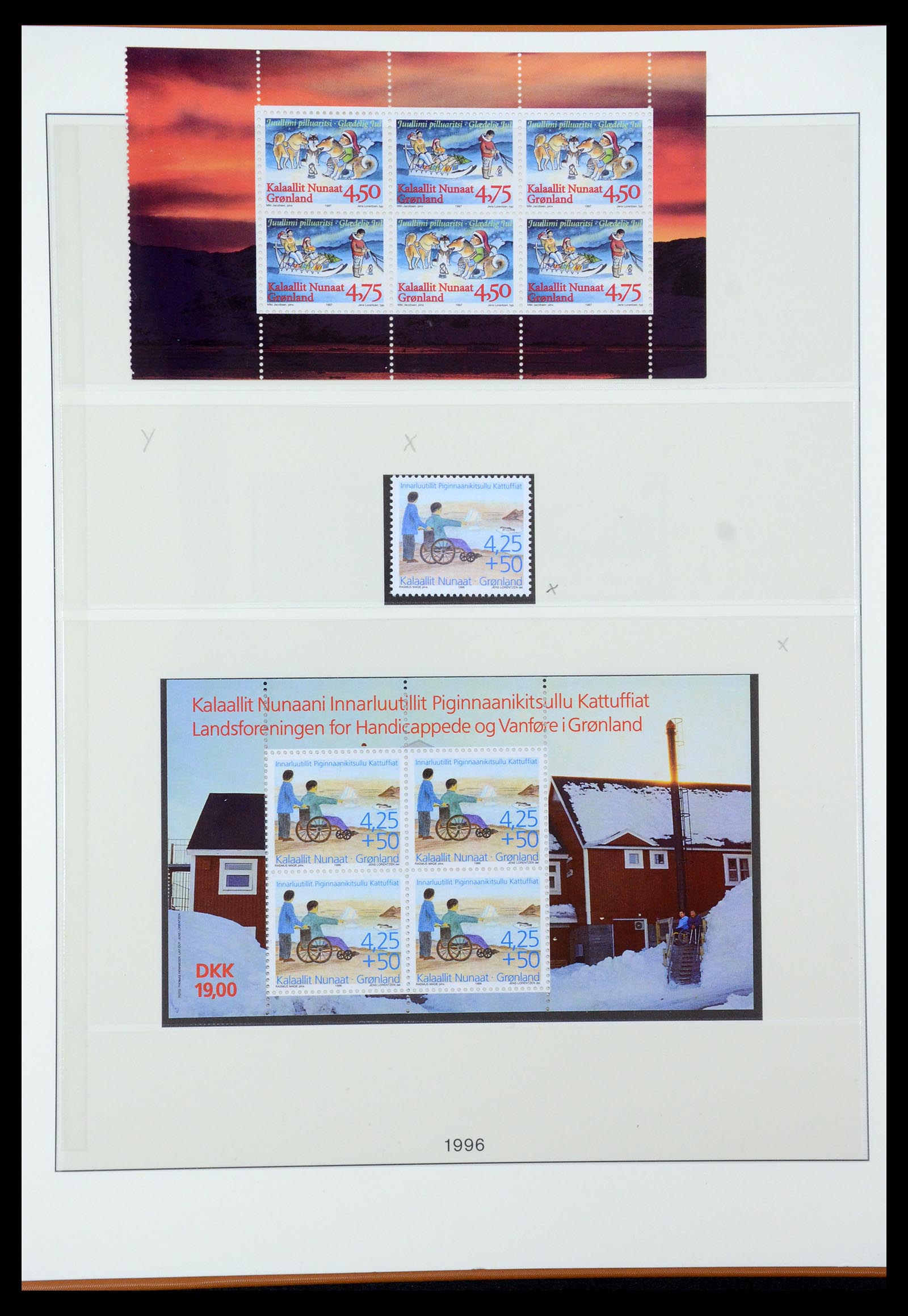 35456 036 - Postzegelverzameling 35456 Groenland 1938-2005.