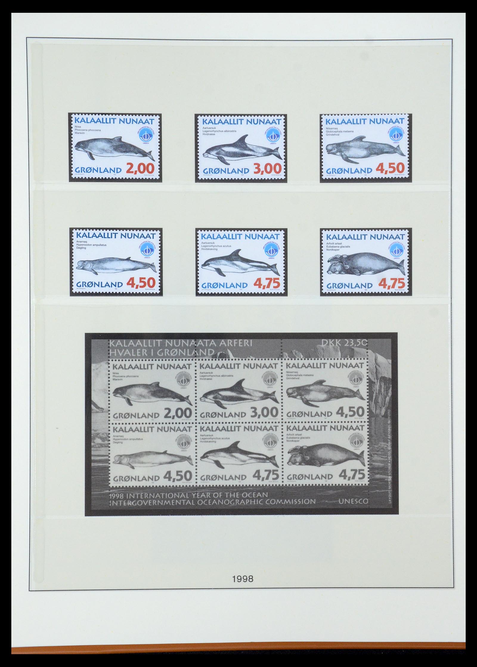 35456 040 - Postzegelverzameling 35456 Groenland 1938-2005.