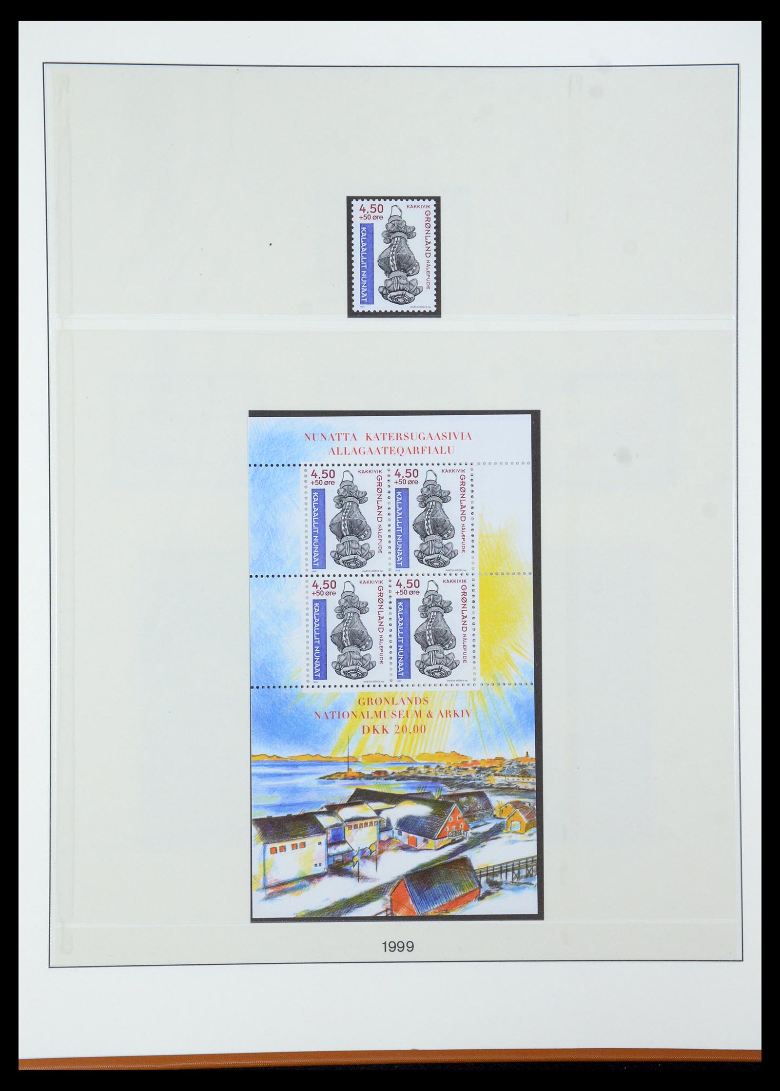 35456 043 - Postzegelverzameling 35456 Groenland 1938-2005.