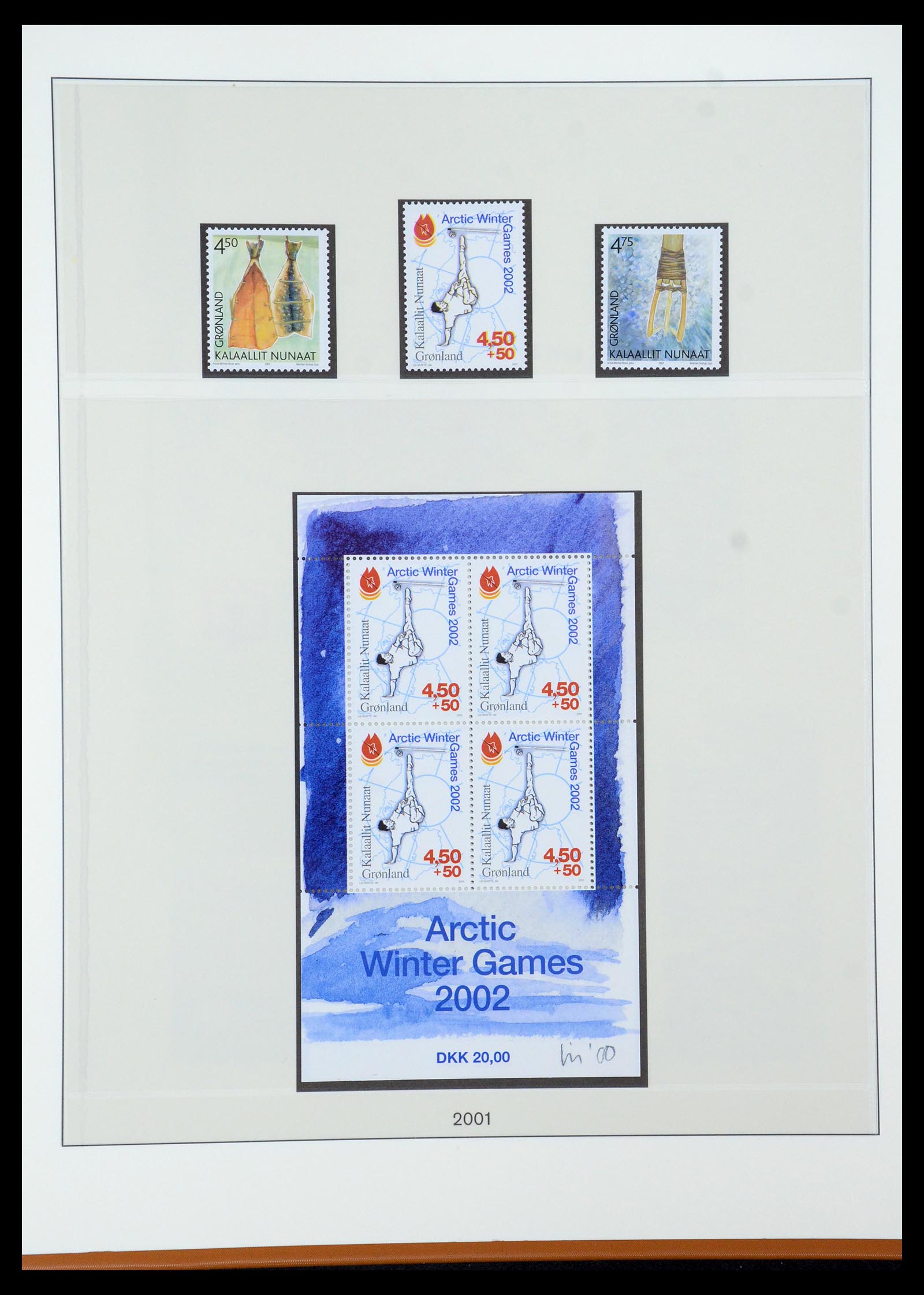 35456 050 - Postzegelverzameling 35456 Groenland 1938-2005.
