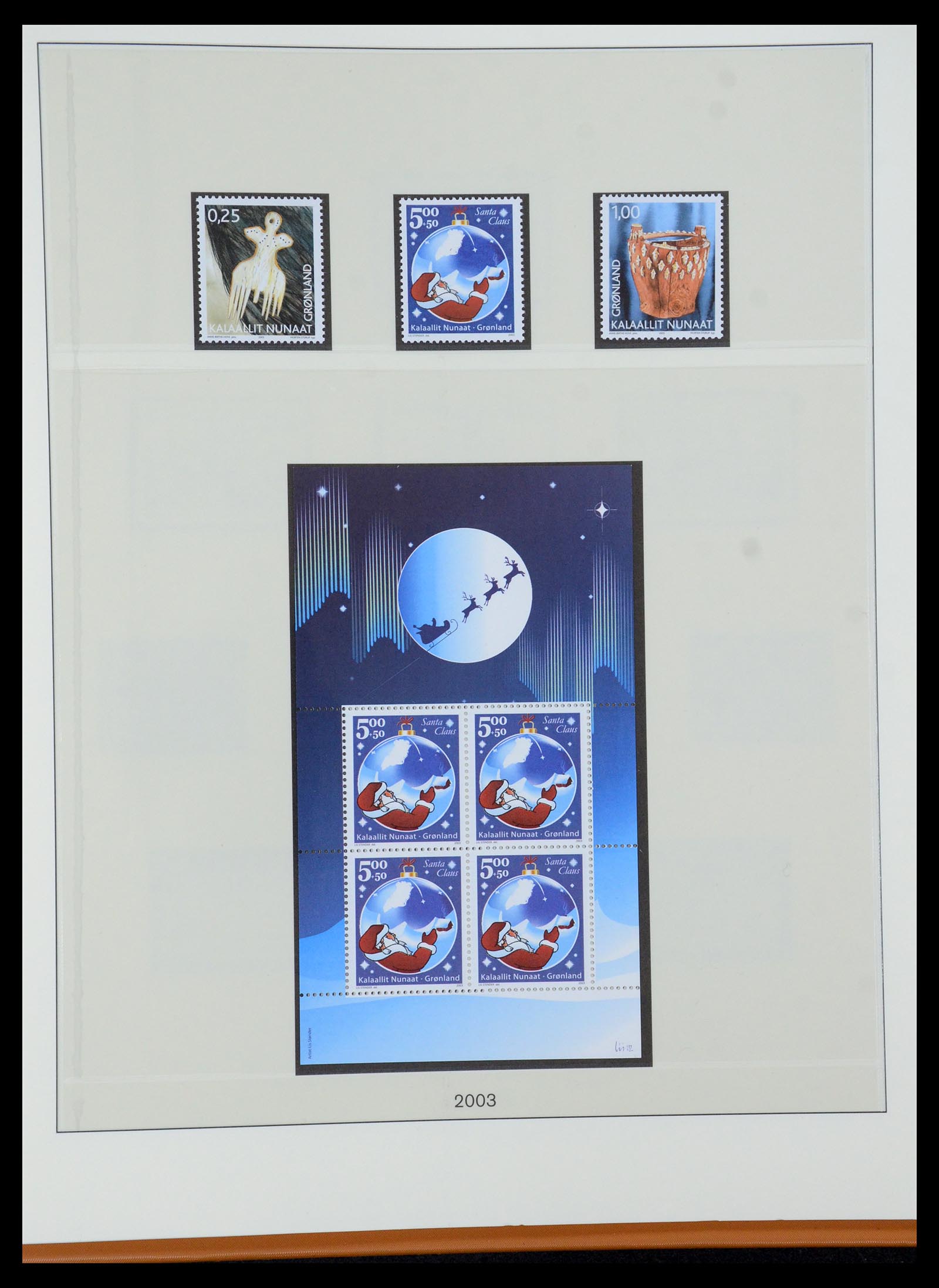 35456 056 - Postzegelverzameling 35456 Groenland 1938-2005.