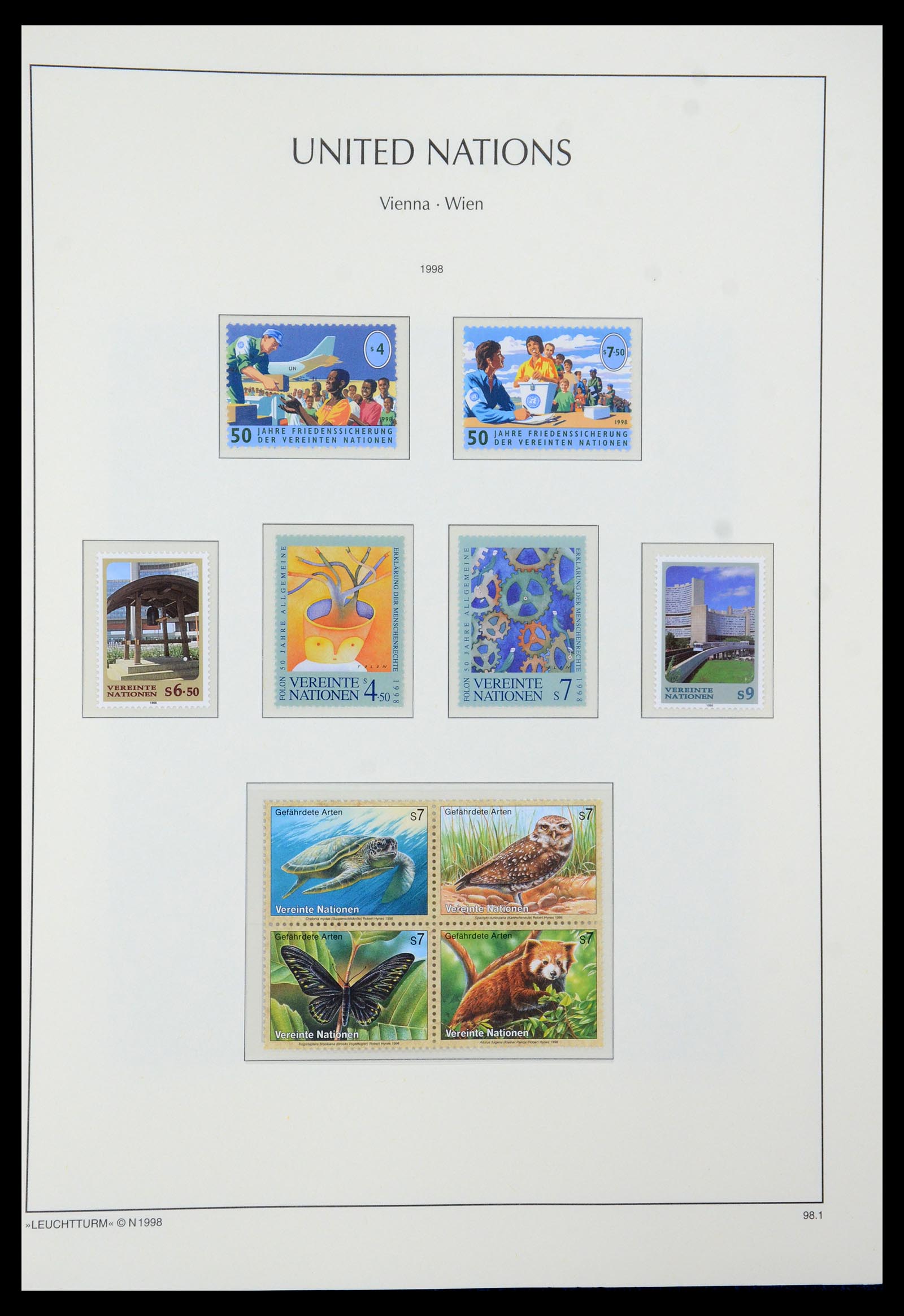 35457 123 - Stamp Collection 35457 United Nations Geneva and Vienna 1969-2008.