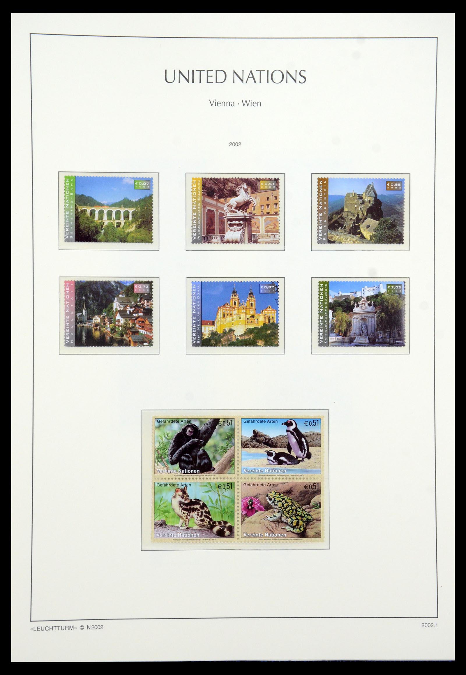 35457 137 - Stamp Collection 35457 United Nations Geneva and Vienna 1969-2008.