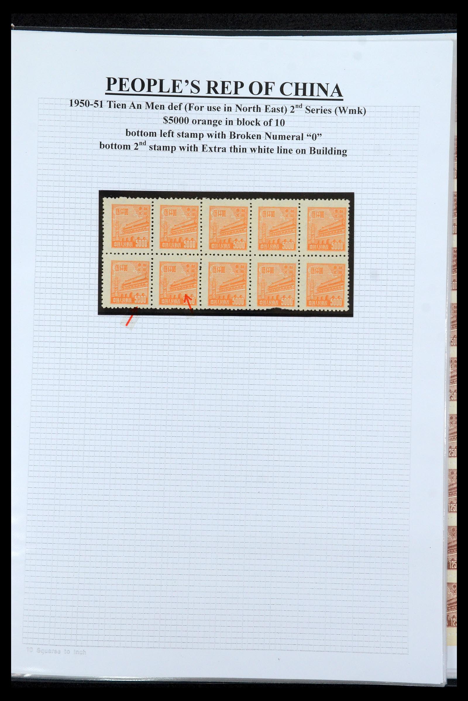 35460 113 - Postzegelverzameling 35460 Noord Oost China 1950-1951.