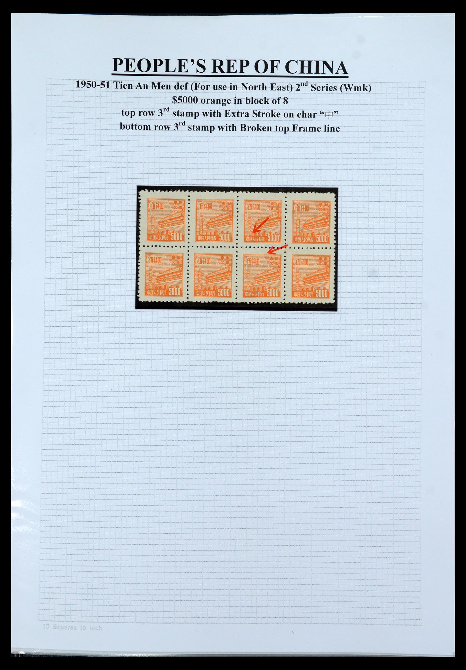 35460 116 - Stamp Collection 35460 North East China 1950-1951.