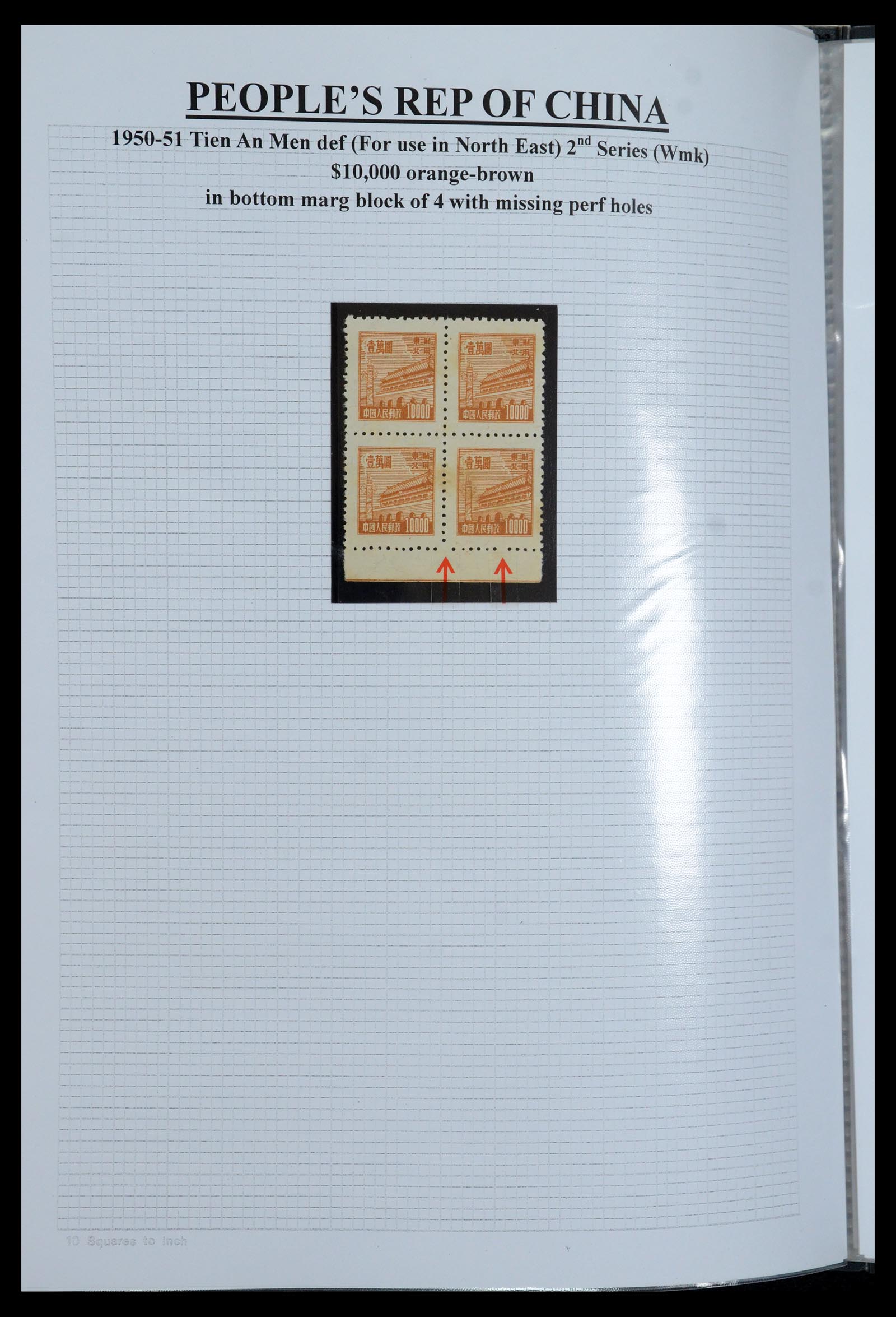35460 119 - Postzegelverzameling 35460 Noord Oost China 1950-1951.