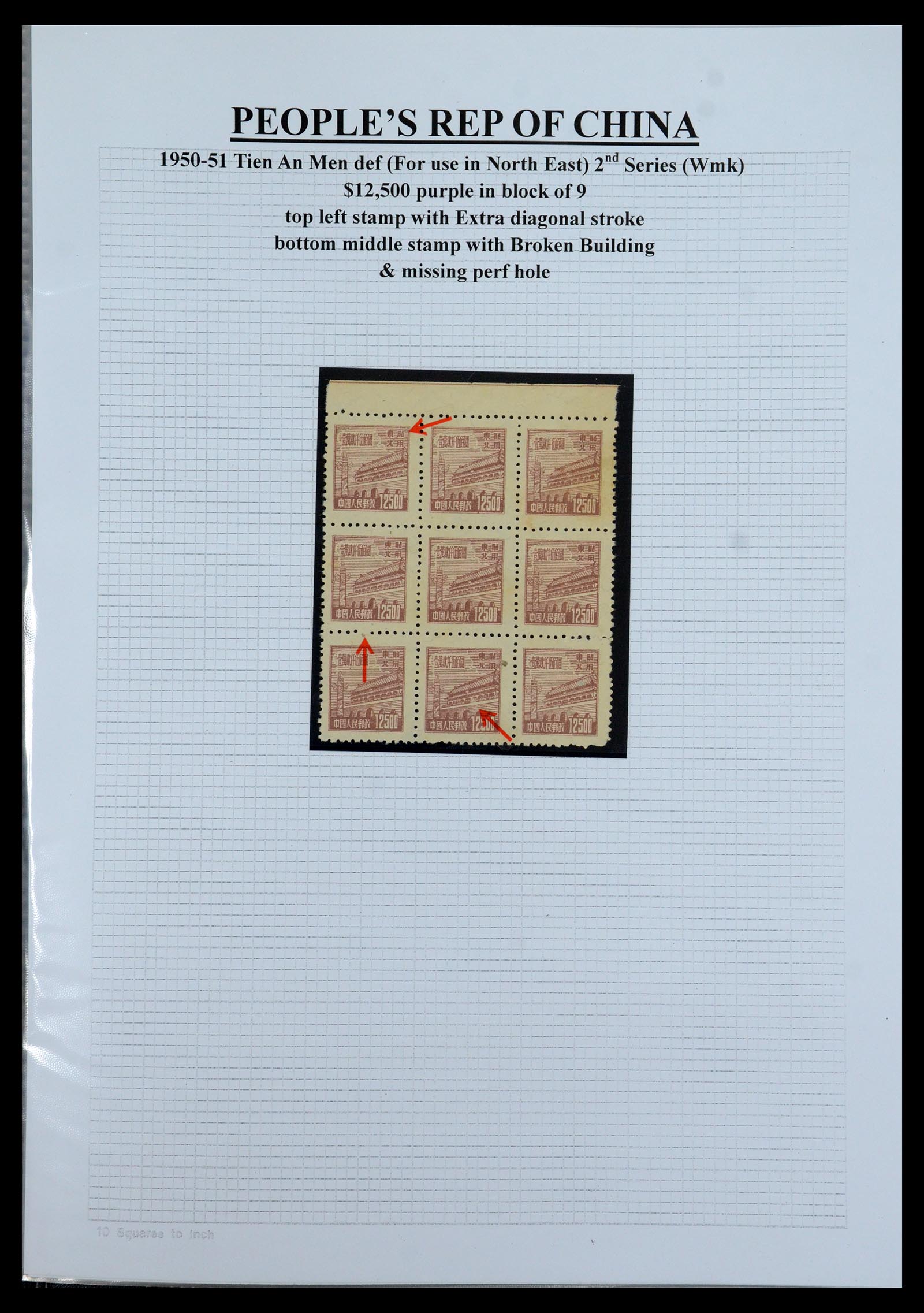 35460 120 - Postzegelverzameling 35460 Noord Oost China 1950-1951.