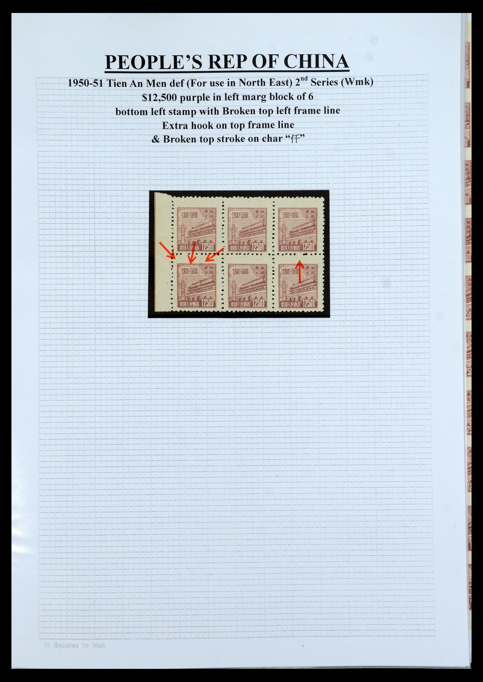 35460 121 - Postzegelverzameling 35460 Noord Oost China 1950-1951.