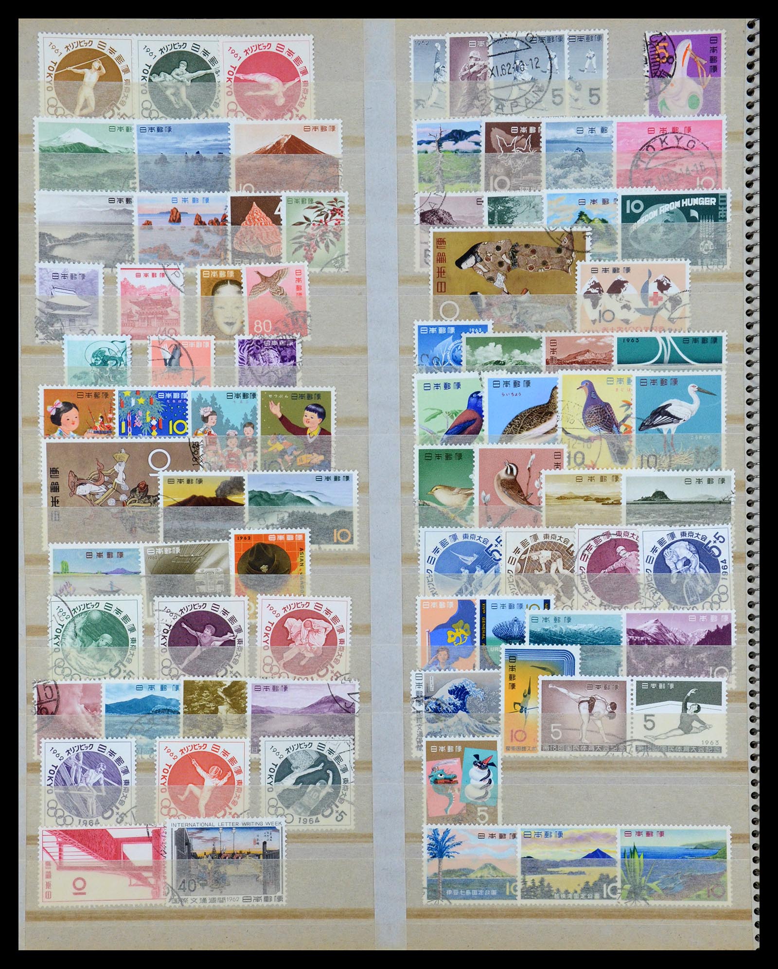 35461 010 - Postzegelverzameling 35461 Japan 1876-1972.