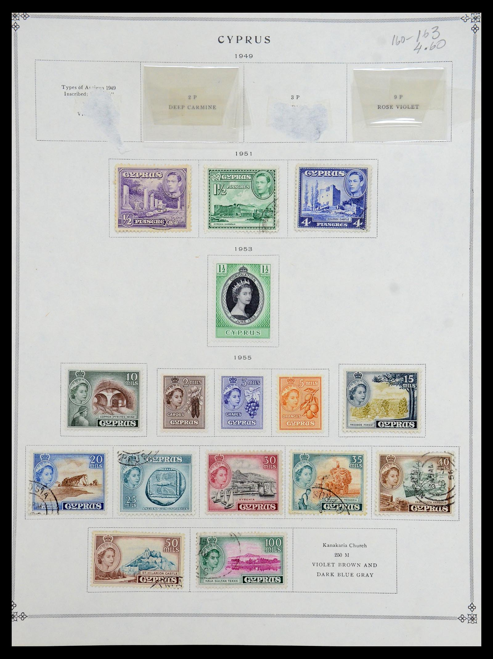35468 005 - Postzegelverzameling 35468 Cyprus 1880-1990.