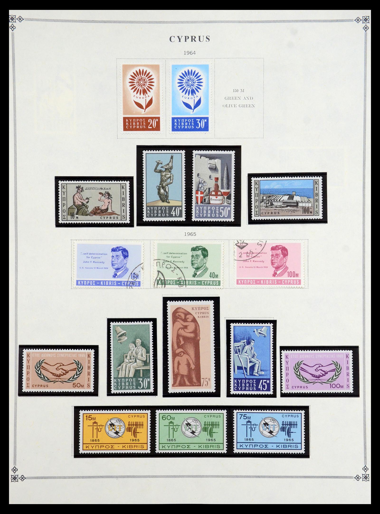 35468 008 - Postzegelverzameling 35468 Cyprus 1880-1990.