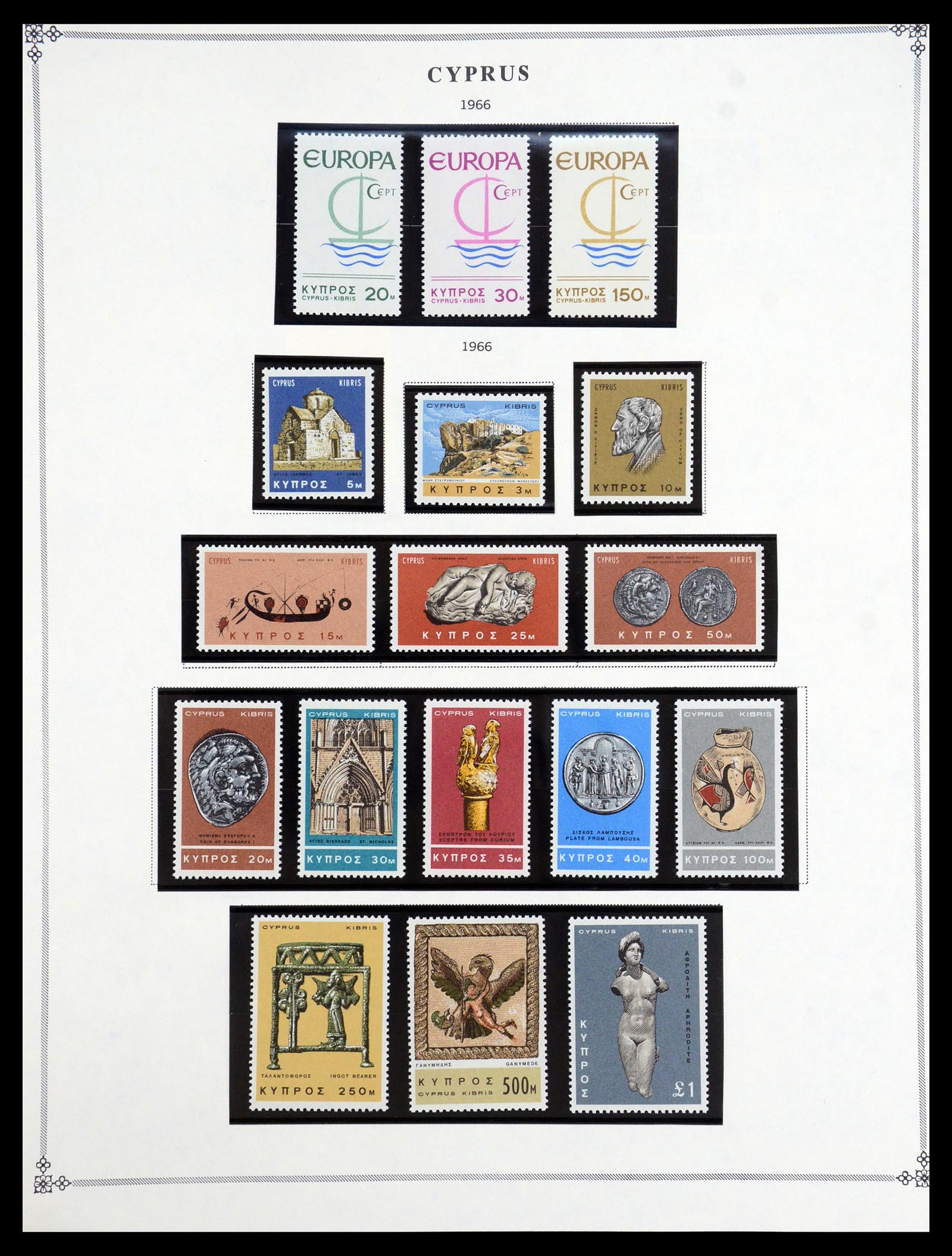35468 010 - Postzegelverzameling 35468 Cyprus 1880-1990.