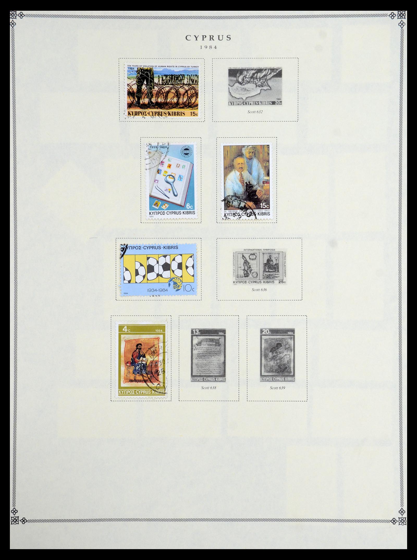35468 033 - Postzegelverzameling 35468 Cyprus 1880-1990.