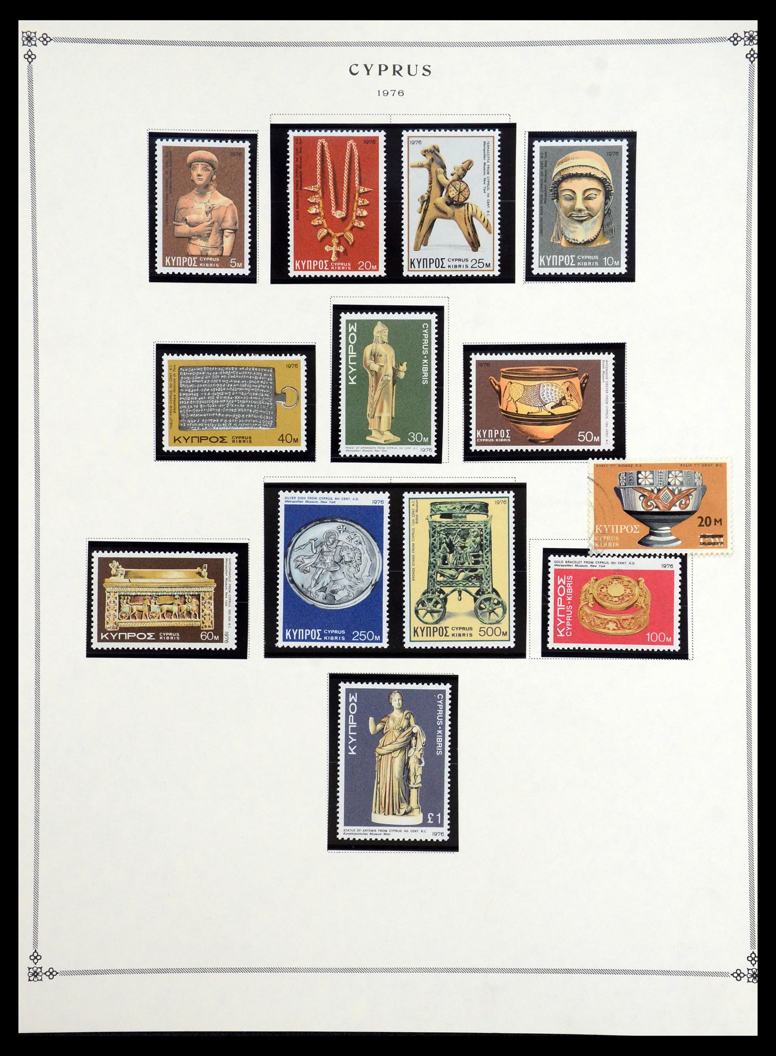 35468 050 - Postzegelverzameling 35468 Cyprus 1880-1990.