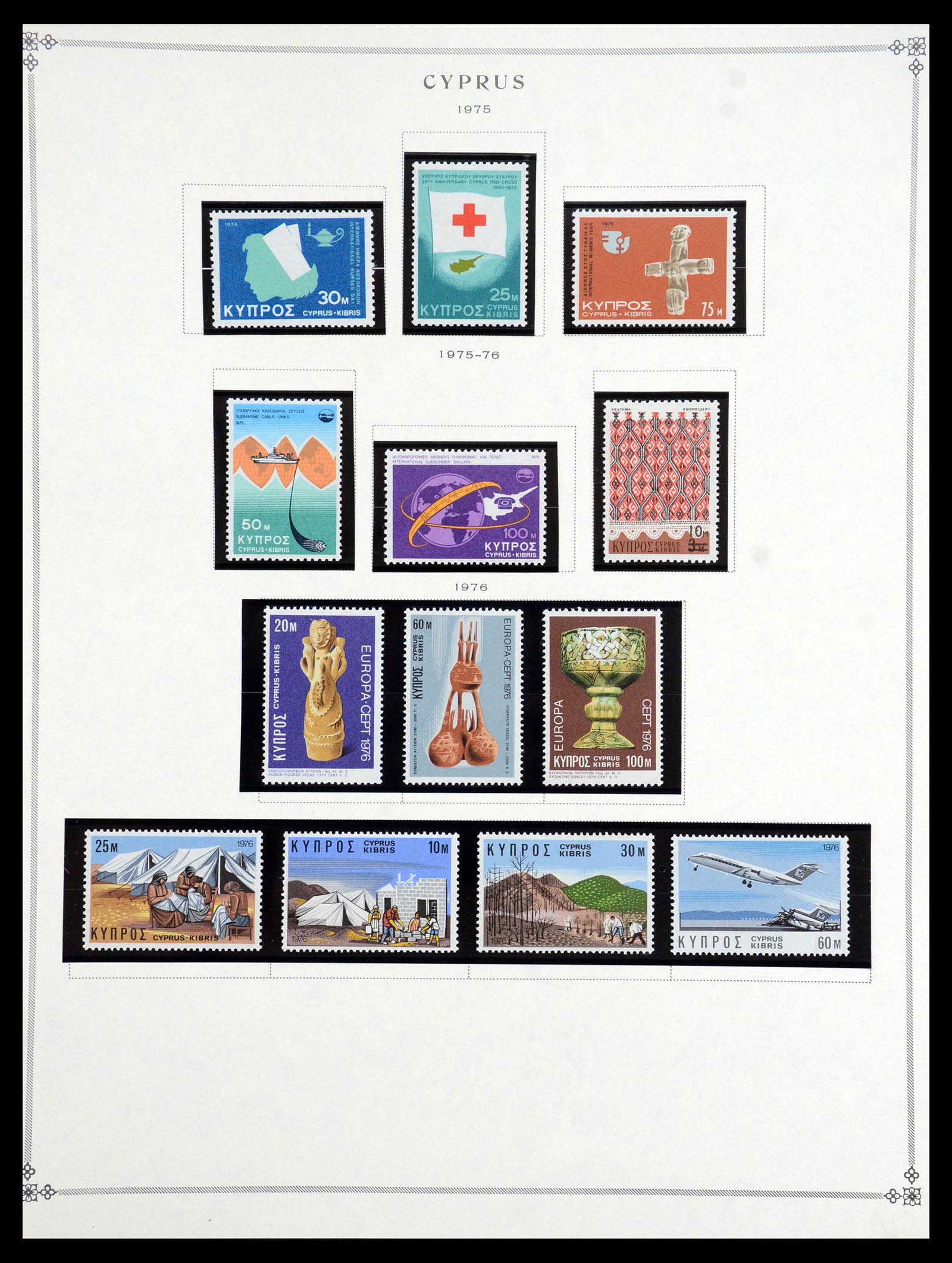 35468 051 - Postzegelverzameling 35468 Cyprus 1880-1990.