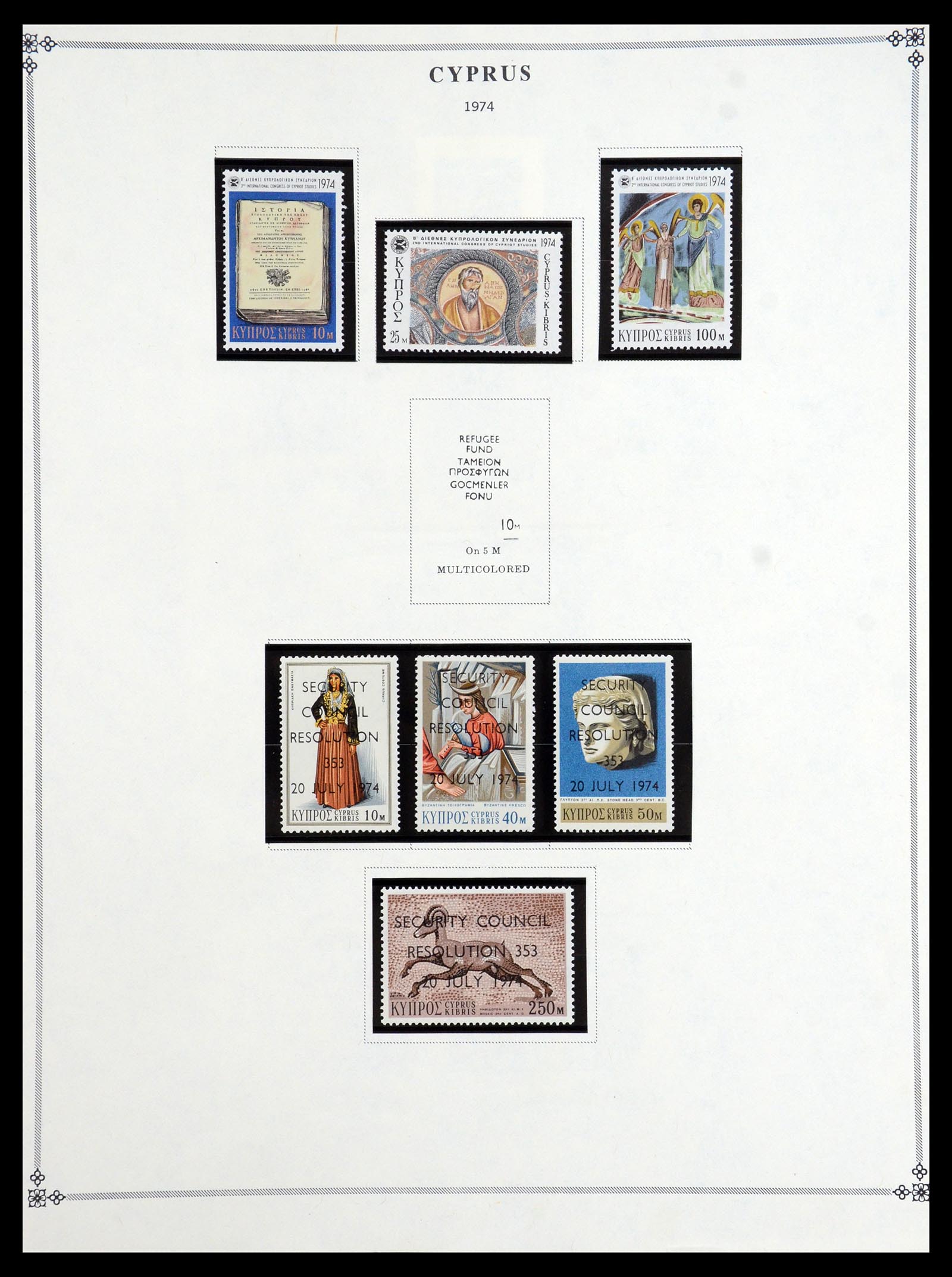 35468 053 - Postzegelverzameling 35468 Cyprus 1880-1990.