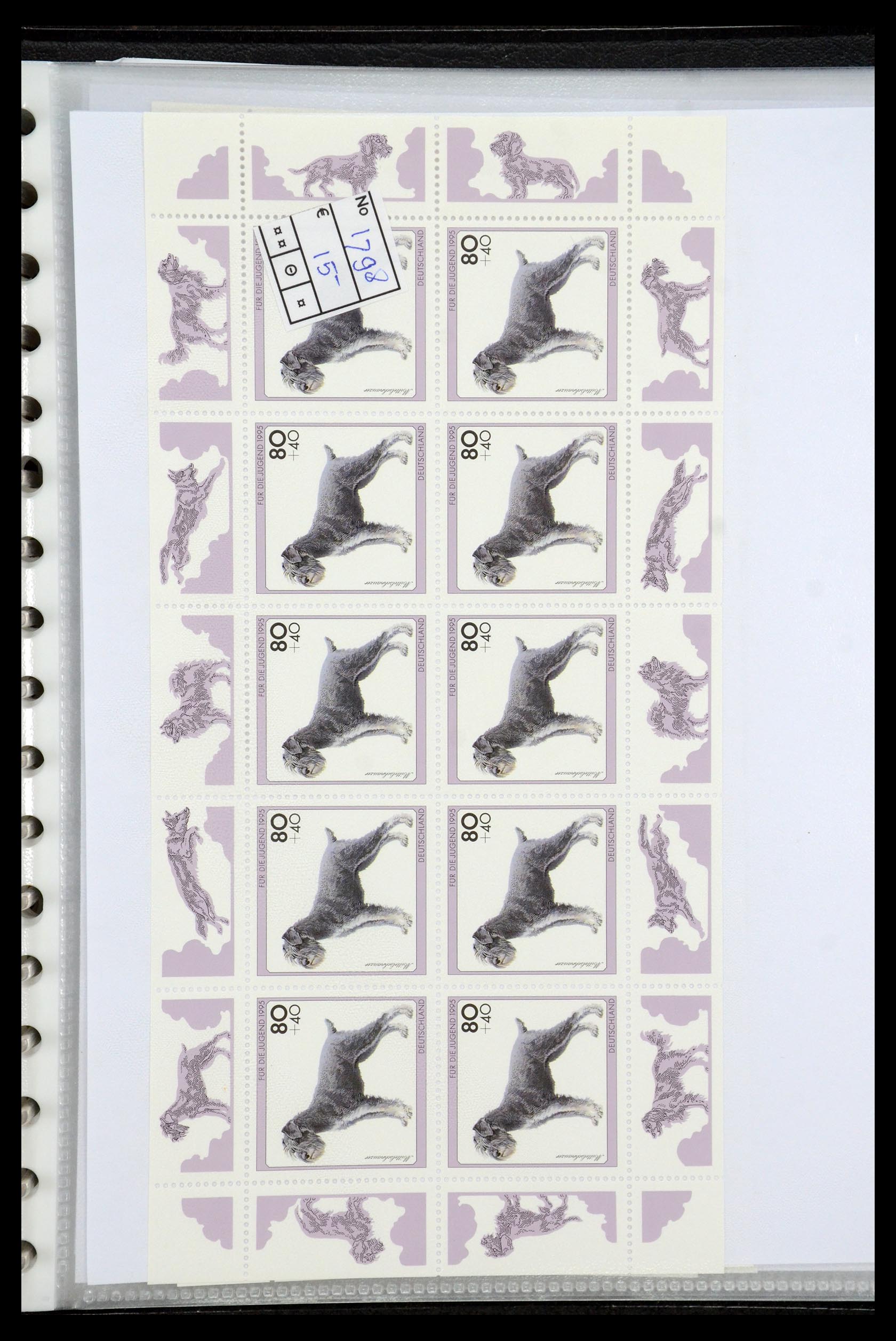 35474 013 - Postzegelverzameling 35474 Bundespost 1995-2000.