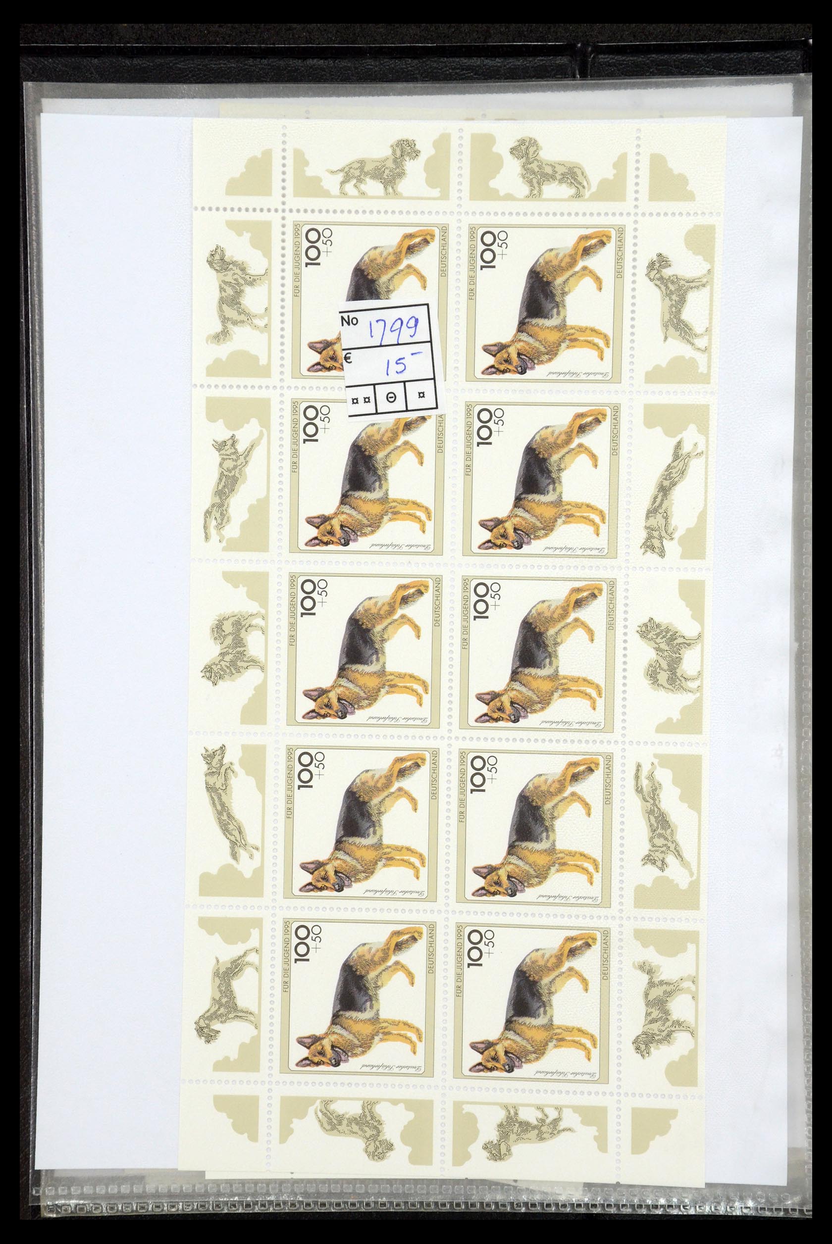 35474 014 - Postzegelverzameling 35474 Bundespost 1995-2000.