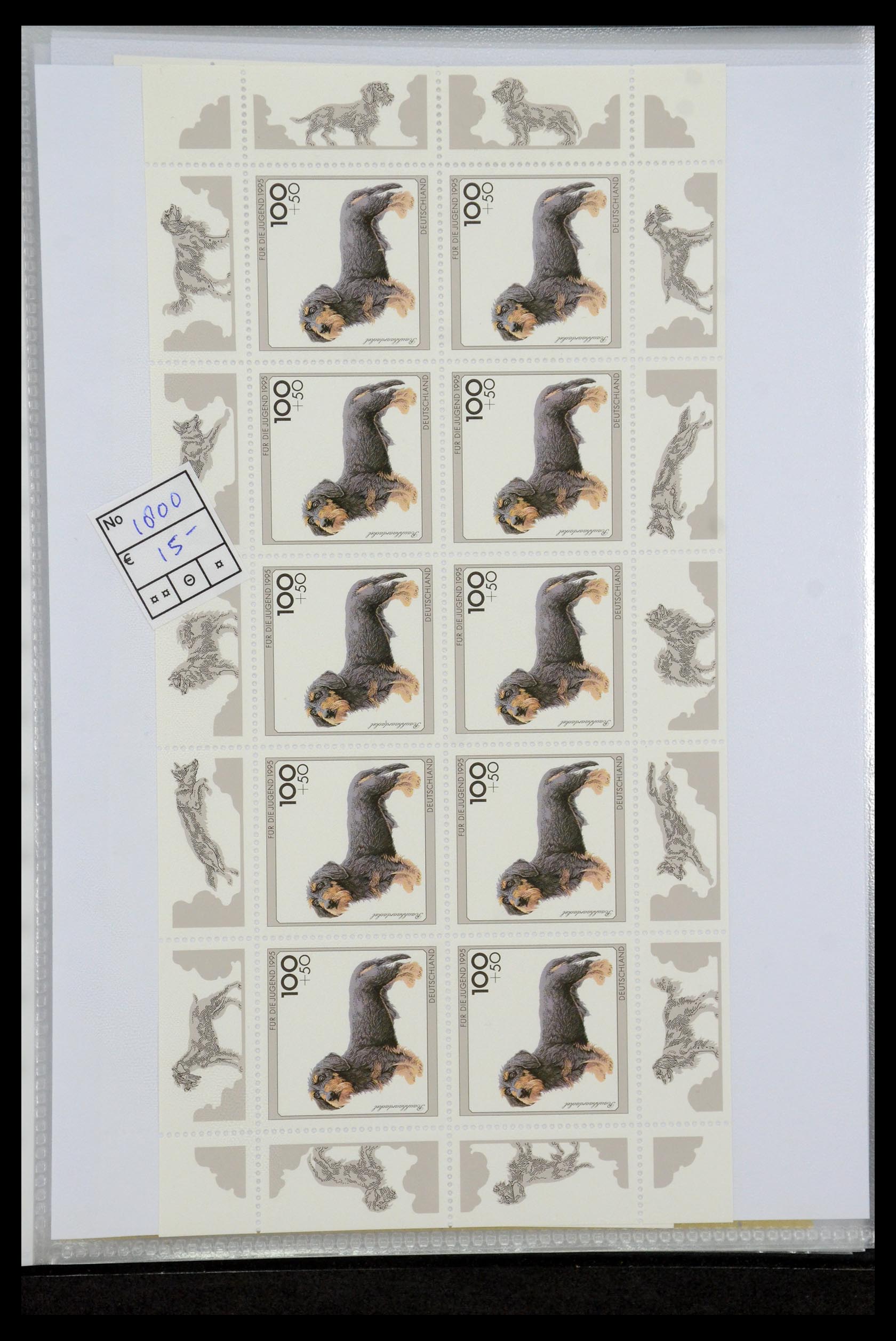 35474 015 - Postzegelverzameling 35474 Bundespost 1995-2000.