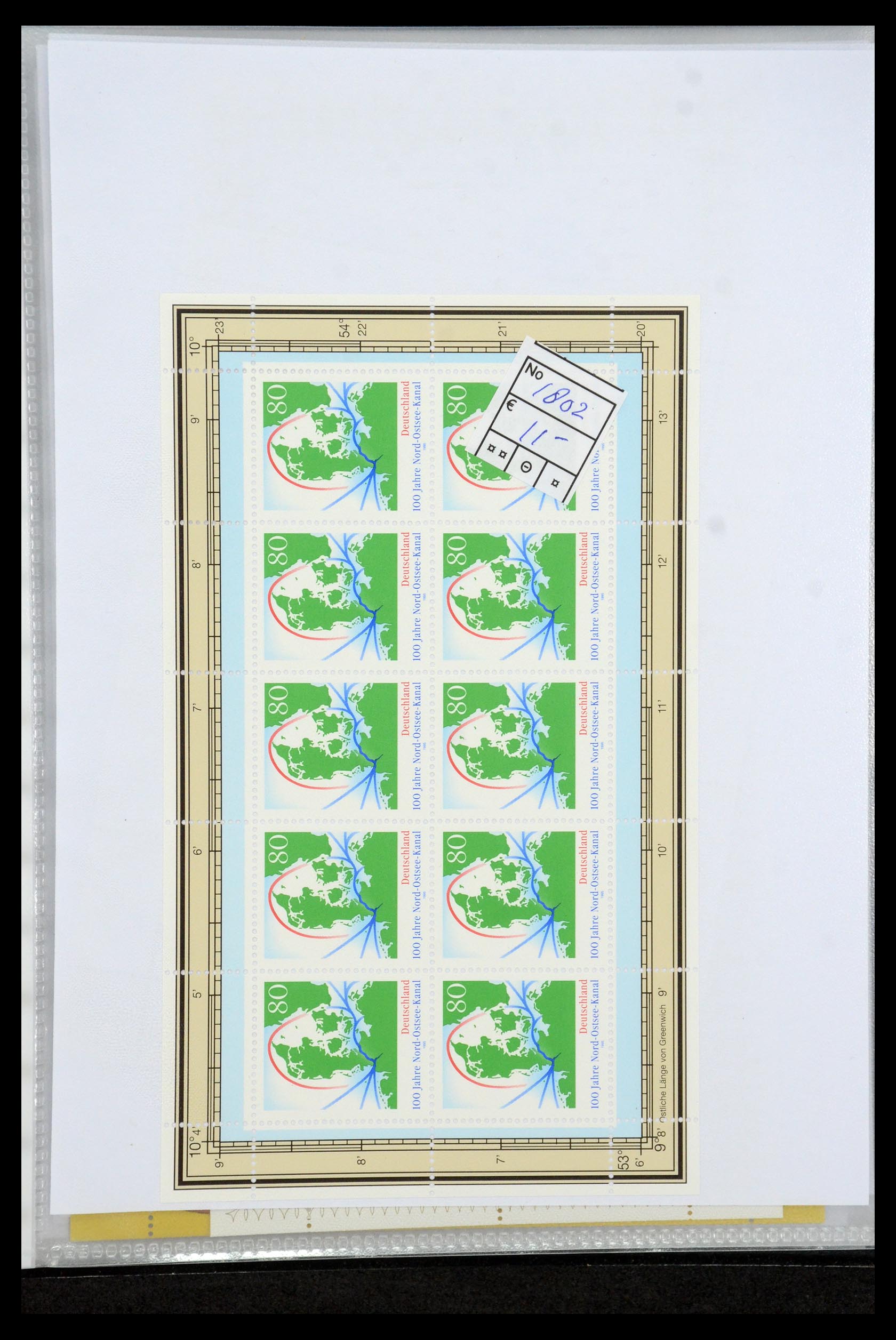 35474 017 - Postzegelverzameling 35474 Bundespost 1995-2000.