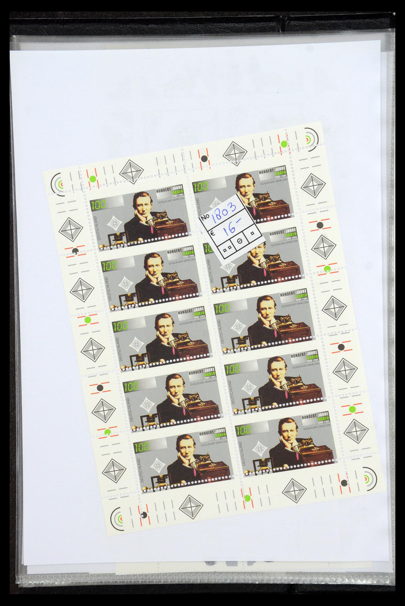 35474 018 - Postzegelverzameling 35474 Bundespost 1995-2000.
