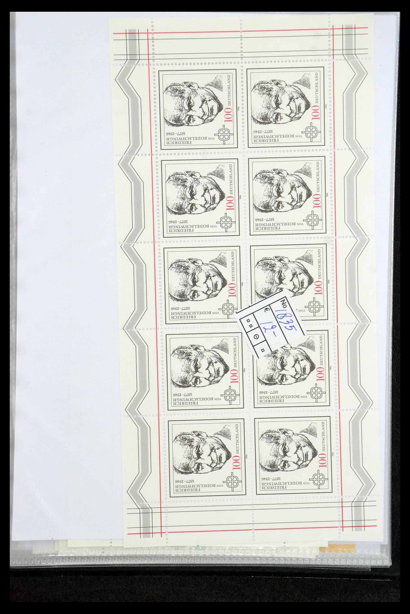 35474 035 - Postzegelverzameling 35474 Bundespost 1995-2000.