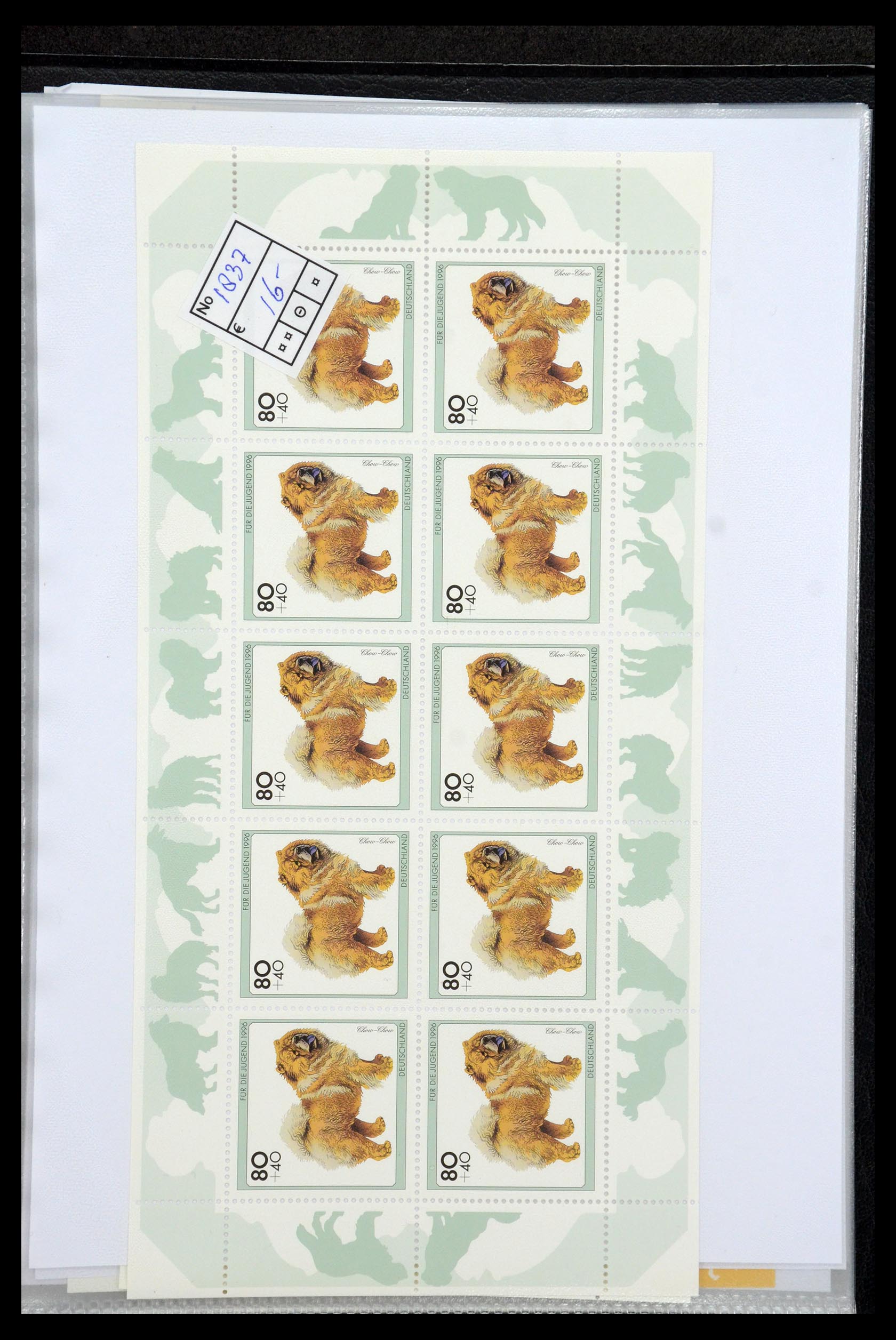 35474 037 - Postzegelverzameling 35474 Bundespost 1995-2000.