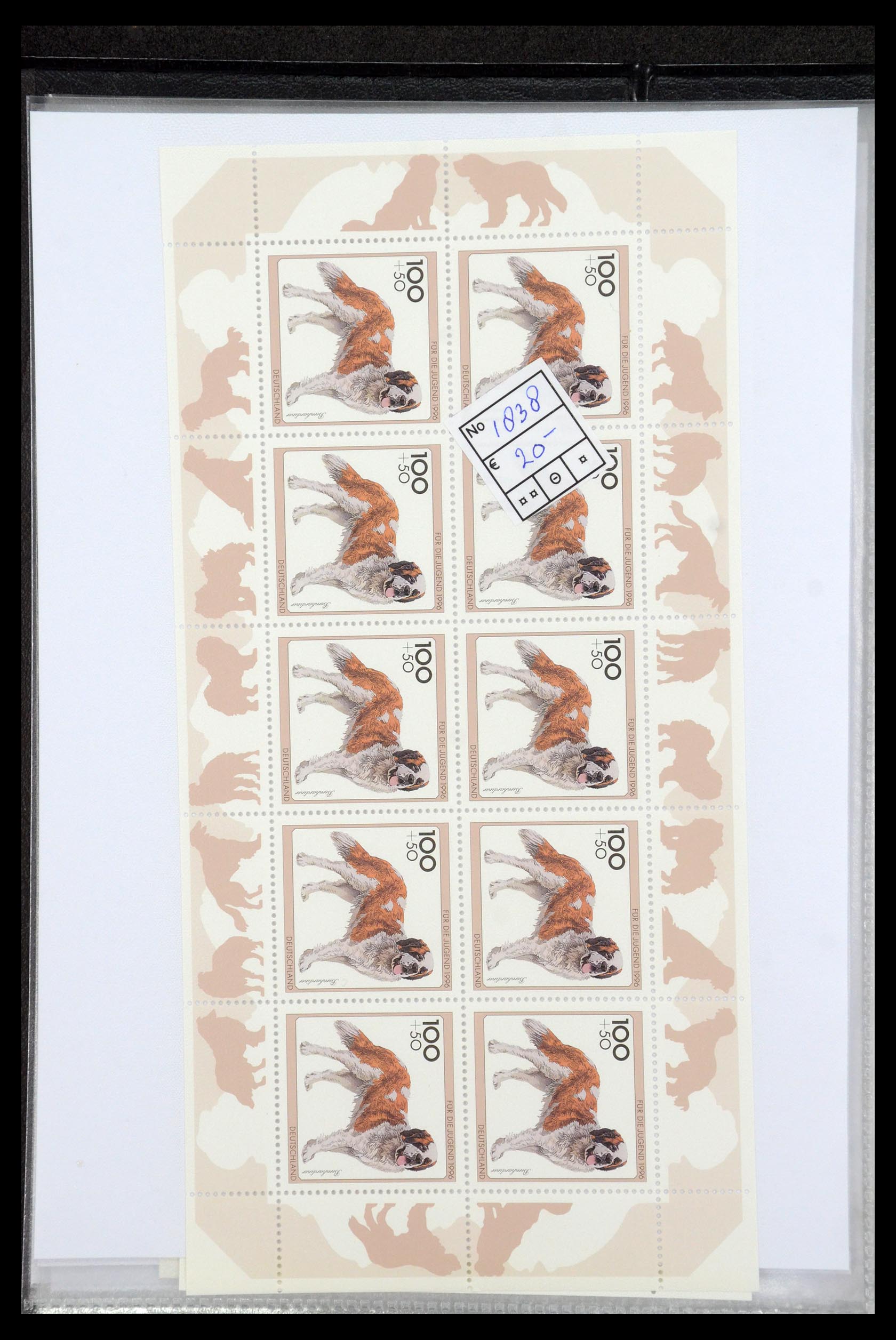 35474 038 - Postzegelverzameling 35474 Bundespost 1995-2000.