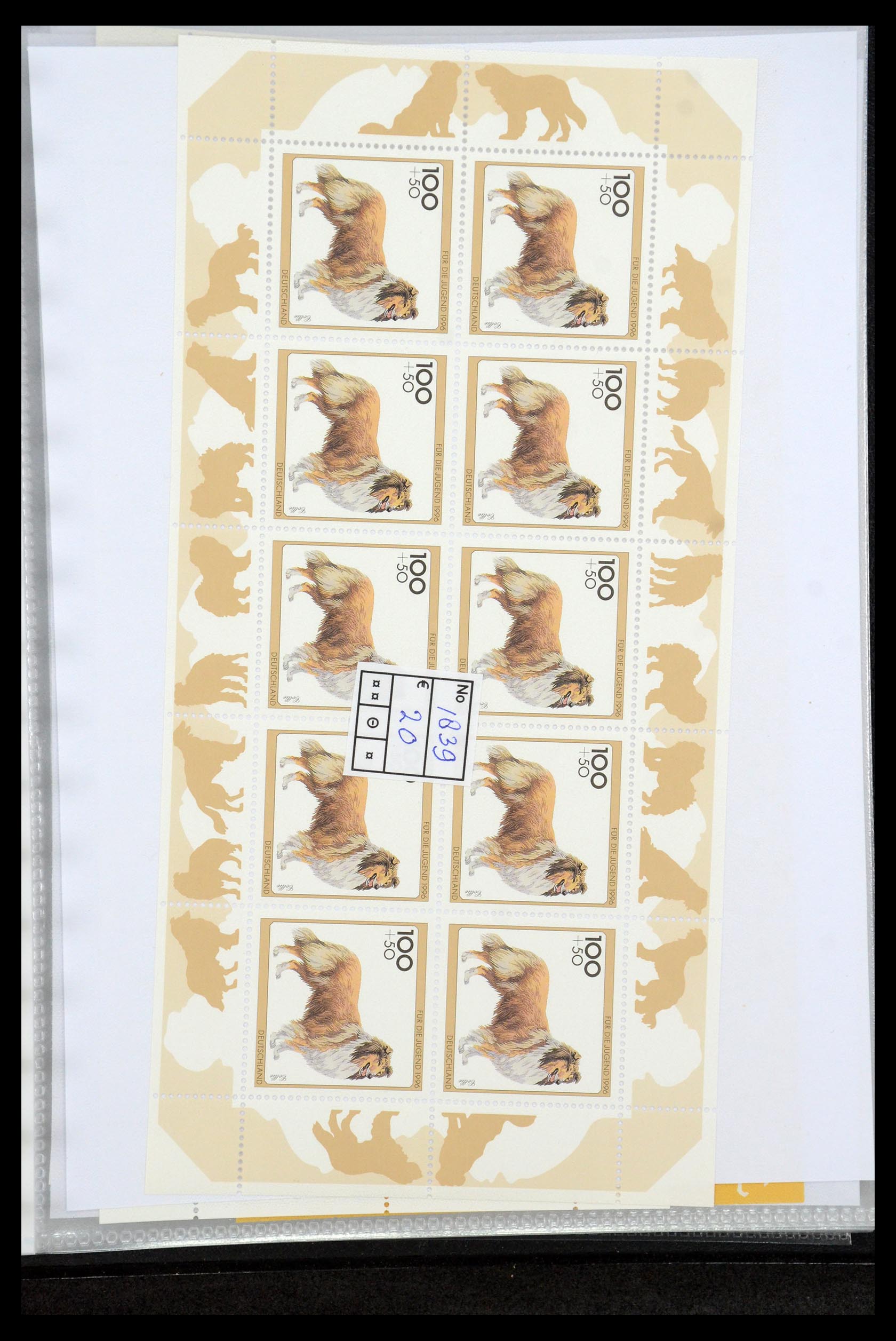 35474 039 - Postzegelverzameling 35474 Bundespost 1995-2000.